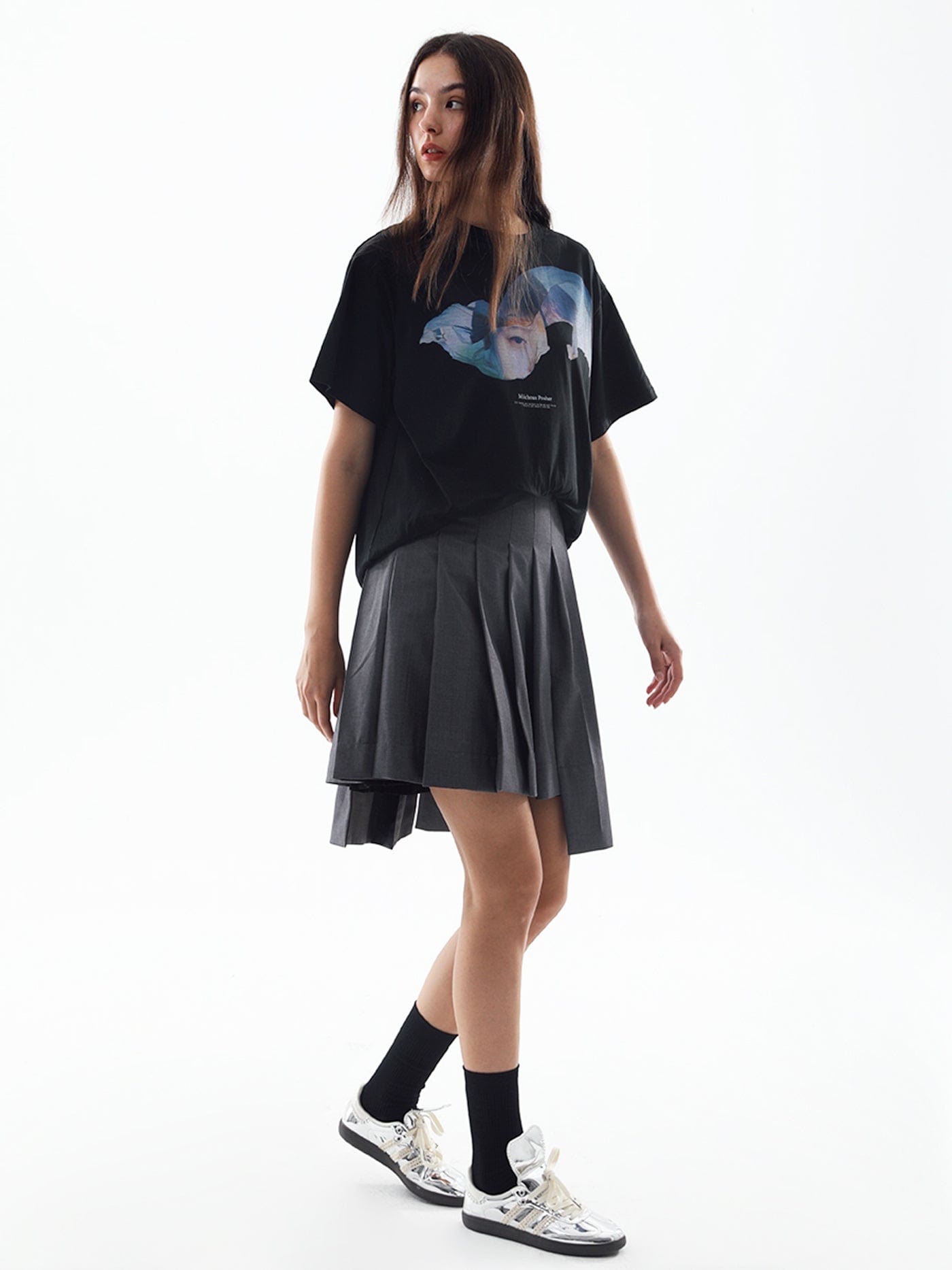 MIICHOUS Modern Face Flag T-Shirt