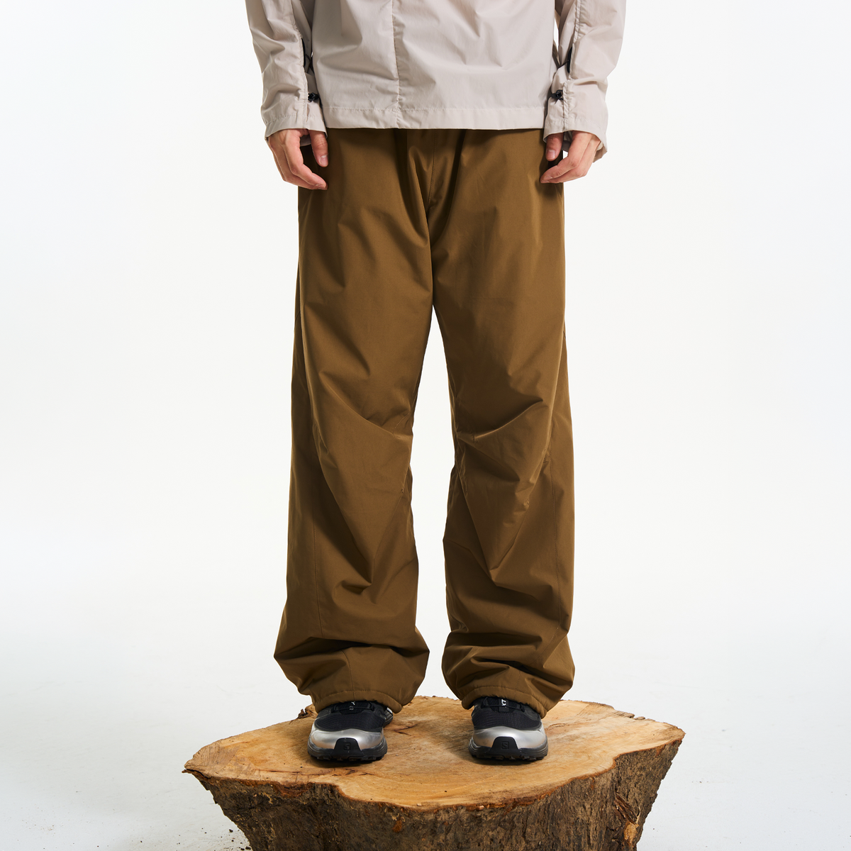 HALCYON Crinkled Insulated Parachute Pants