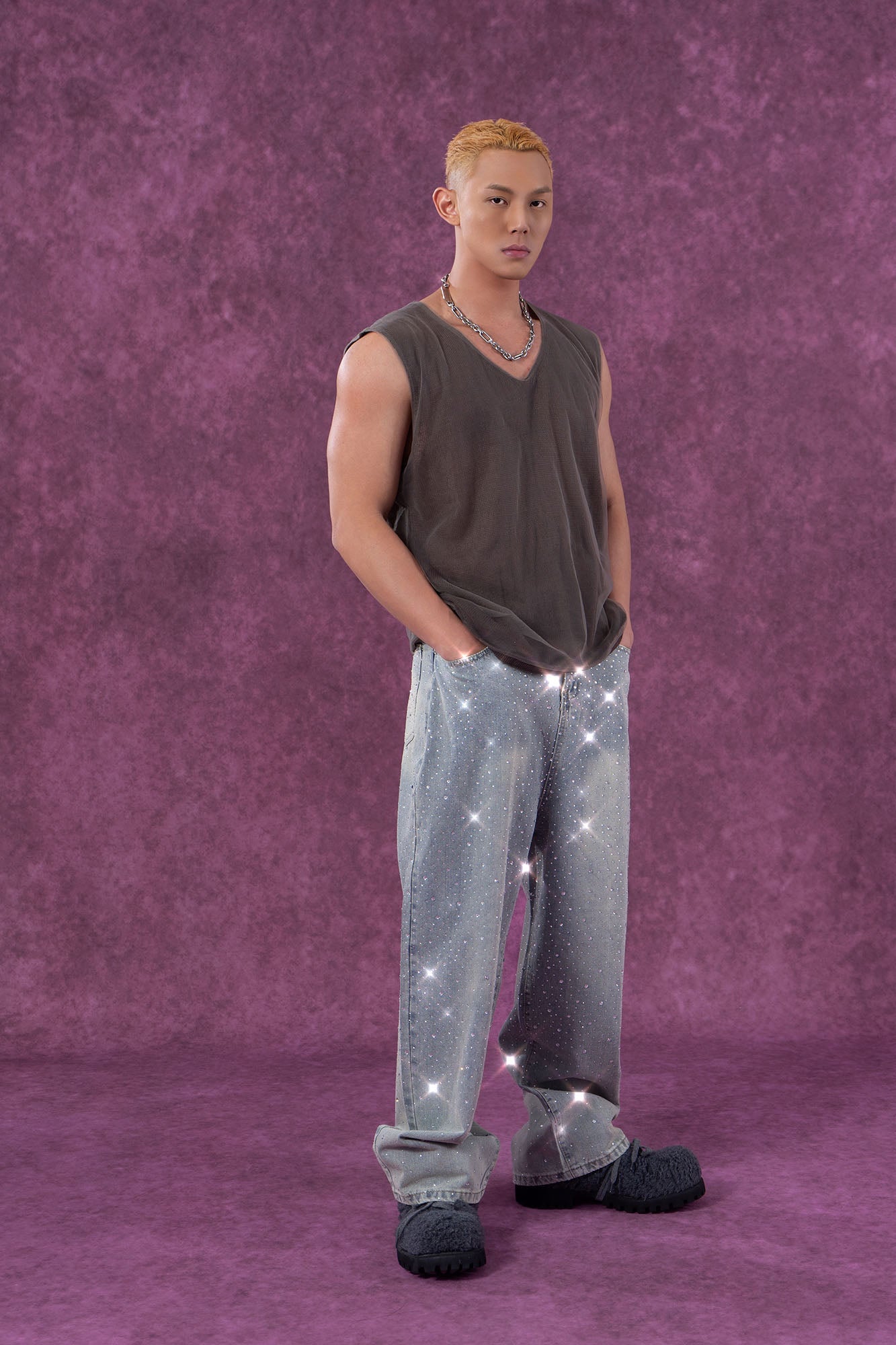 CLP Diamond Washed Straight-Leg Jeans
