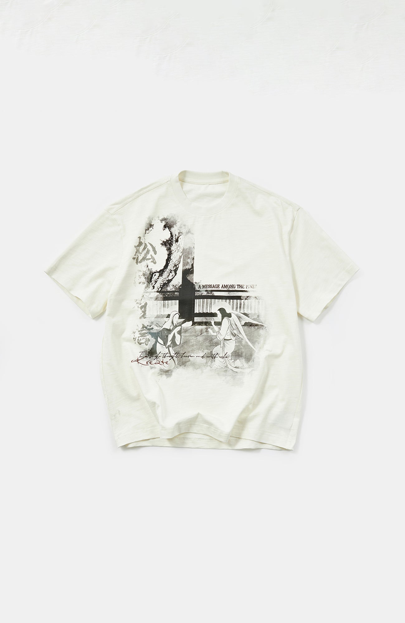 KREATE Bamboo Texture Graphic Tee, premium urban and streetwear designers apparel on PROJECTISR.com, KREATE
