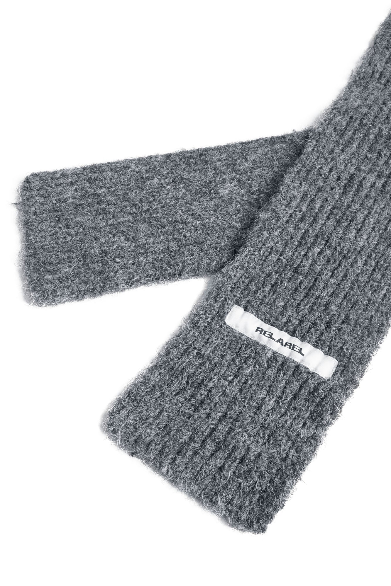 RELABEL Detachable Scarf Beanie Set