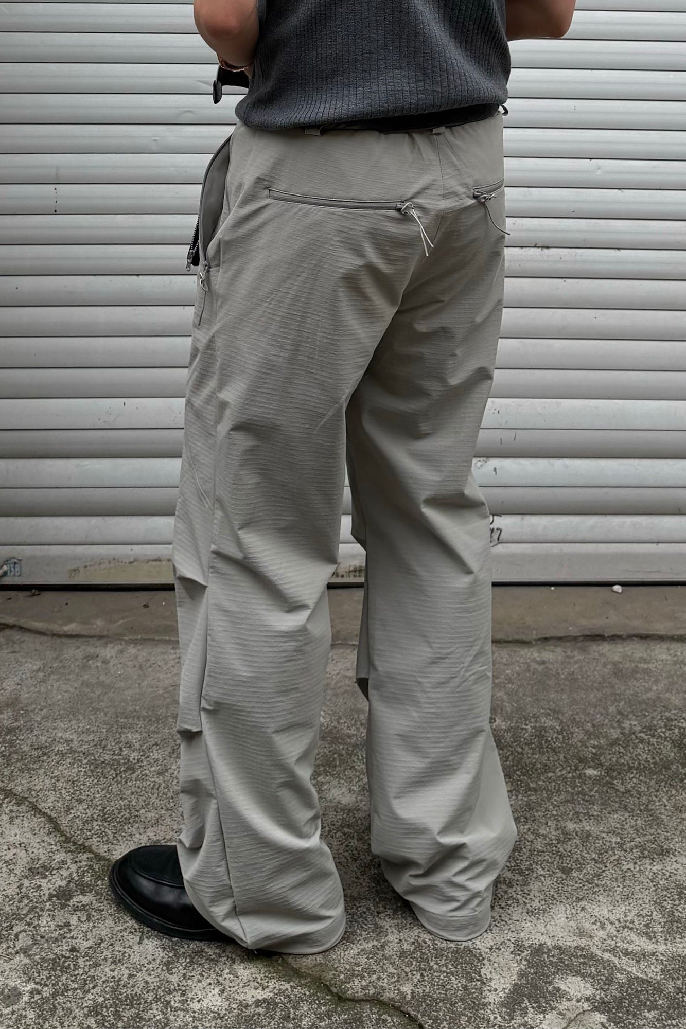 CATSSTAC Curved-Panel Softshell Straight-Leg Pants, premium urban and streetwear designers apparel on PROJECTISR.com, CATSSTAC