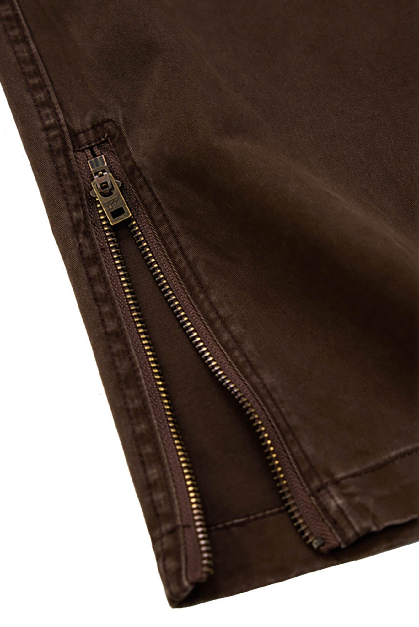 BANANA CLUB Zippered-Hem Multi-Pocket Crinkled Cargo Pants, premium urban and streetwear designers apparel on PROJECTISR.com, BANANA CLUB