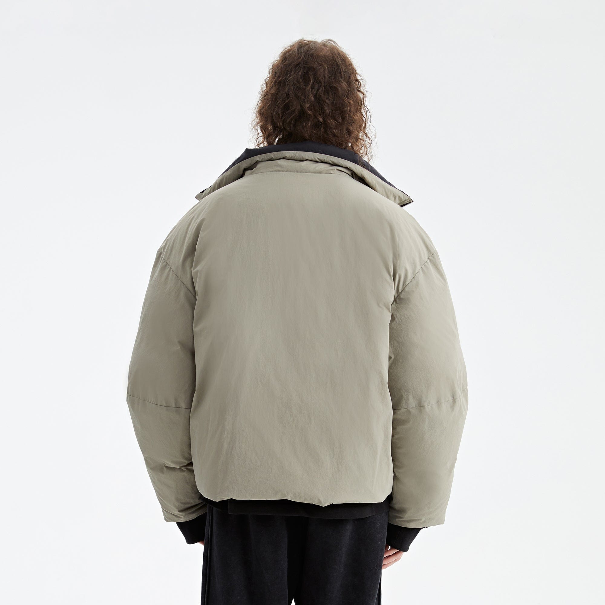 ORGANIC EMOTION Reversible Oversized Waterproof Down Jacket