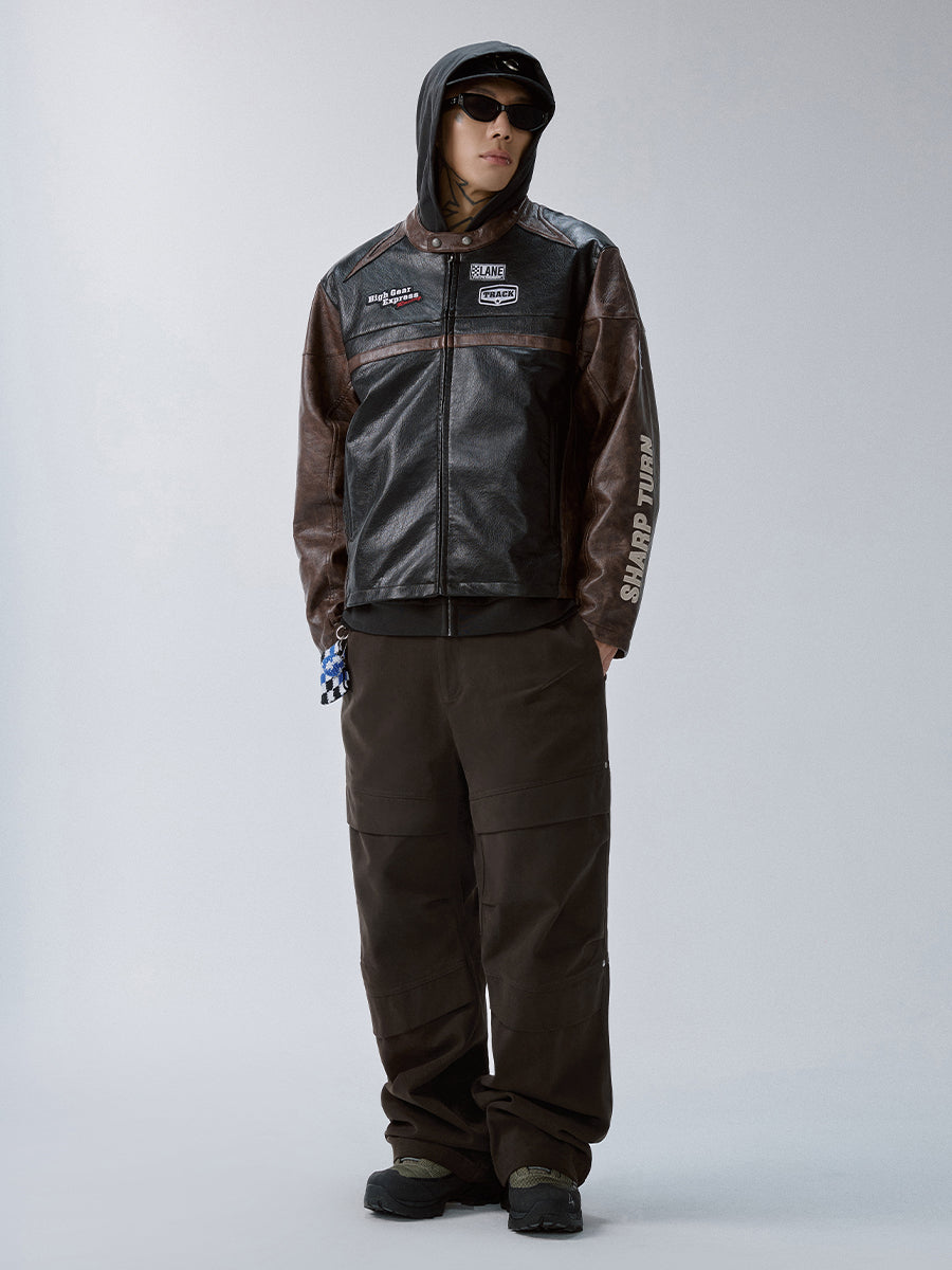 F2CE Destructured Pleated-knee Cargo Pants
