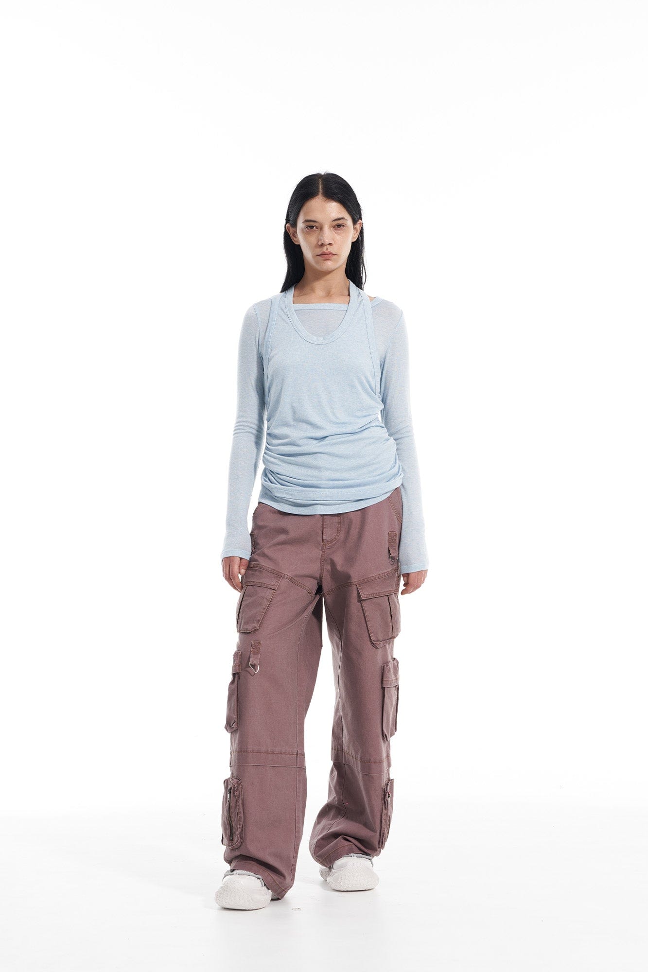 VANN VALRENCE Multi-Pocket Oversized Cotton Cargo Pants, premium urban and streetwear designers apparel on PROJECTISR.com, VANN VALRENCE
