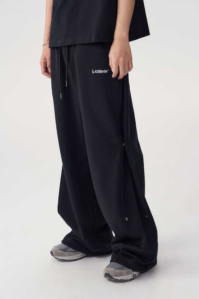 F426 Side Buttoned Drawstring Pants, premium urban and streetwear designers apparel on PROJECTISR.com, F426