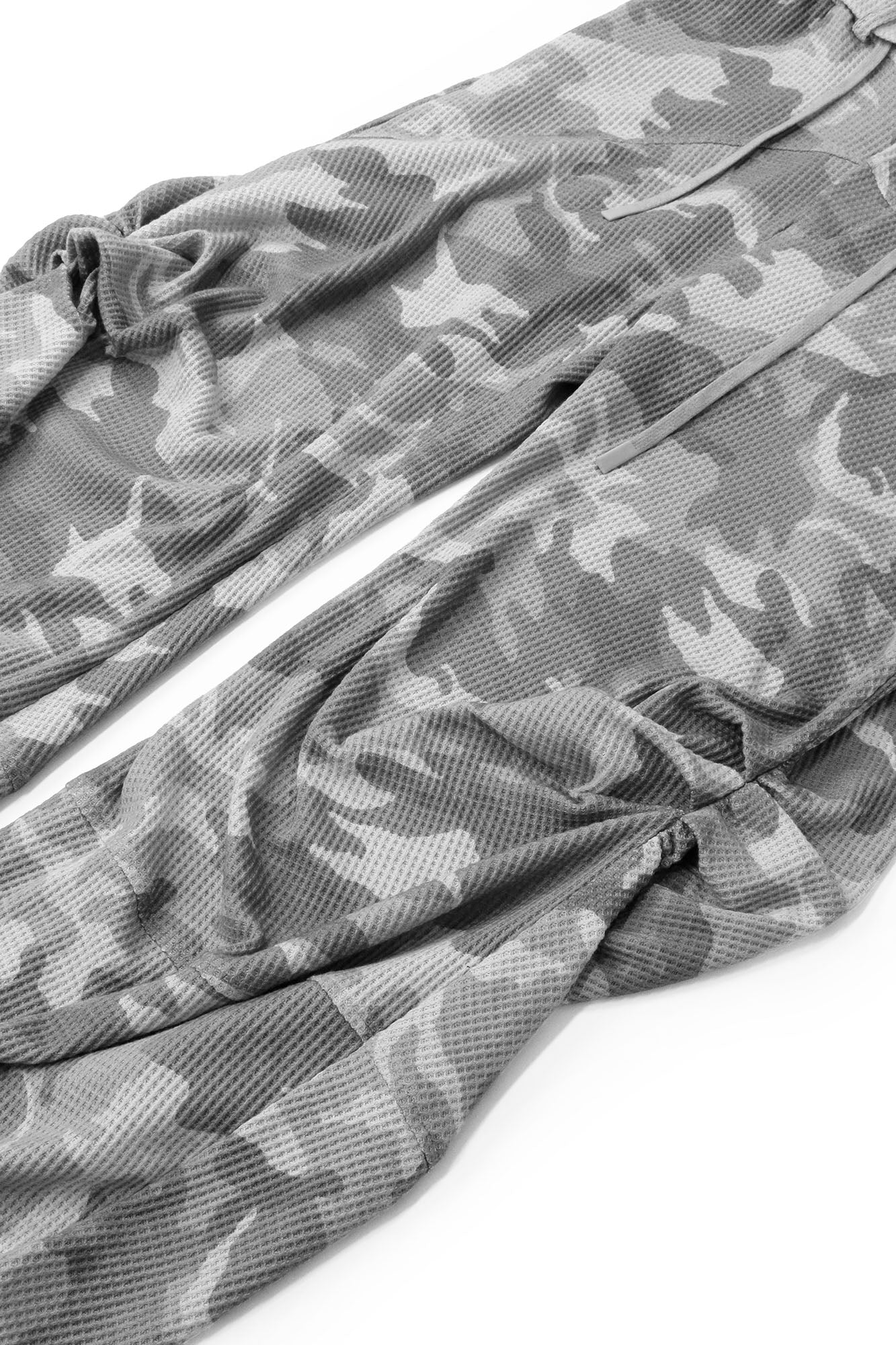 RELABEL Camo Waffle Inverted Waist Sweatpants, premium urban and streetwear designers apparel on PROJECTISR.com, RELABEL