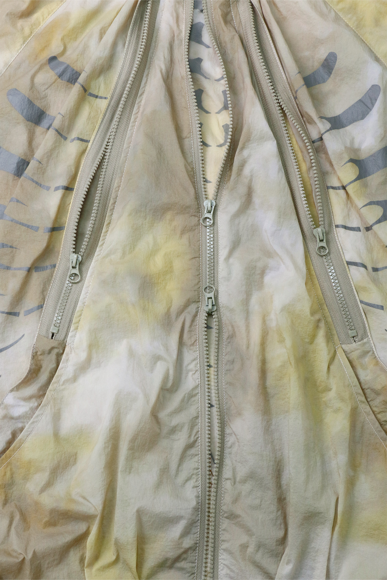RELABEL Acid-Wash Balloon Hem Hooded Jacket Yellow, premium urban and streetwear designers apparel on PROJECTISR.com, RELABEL