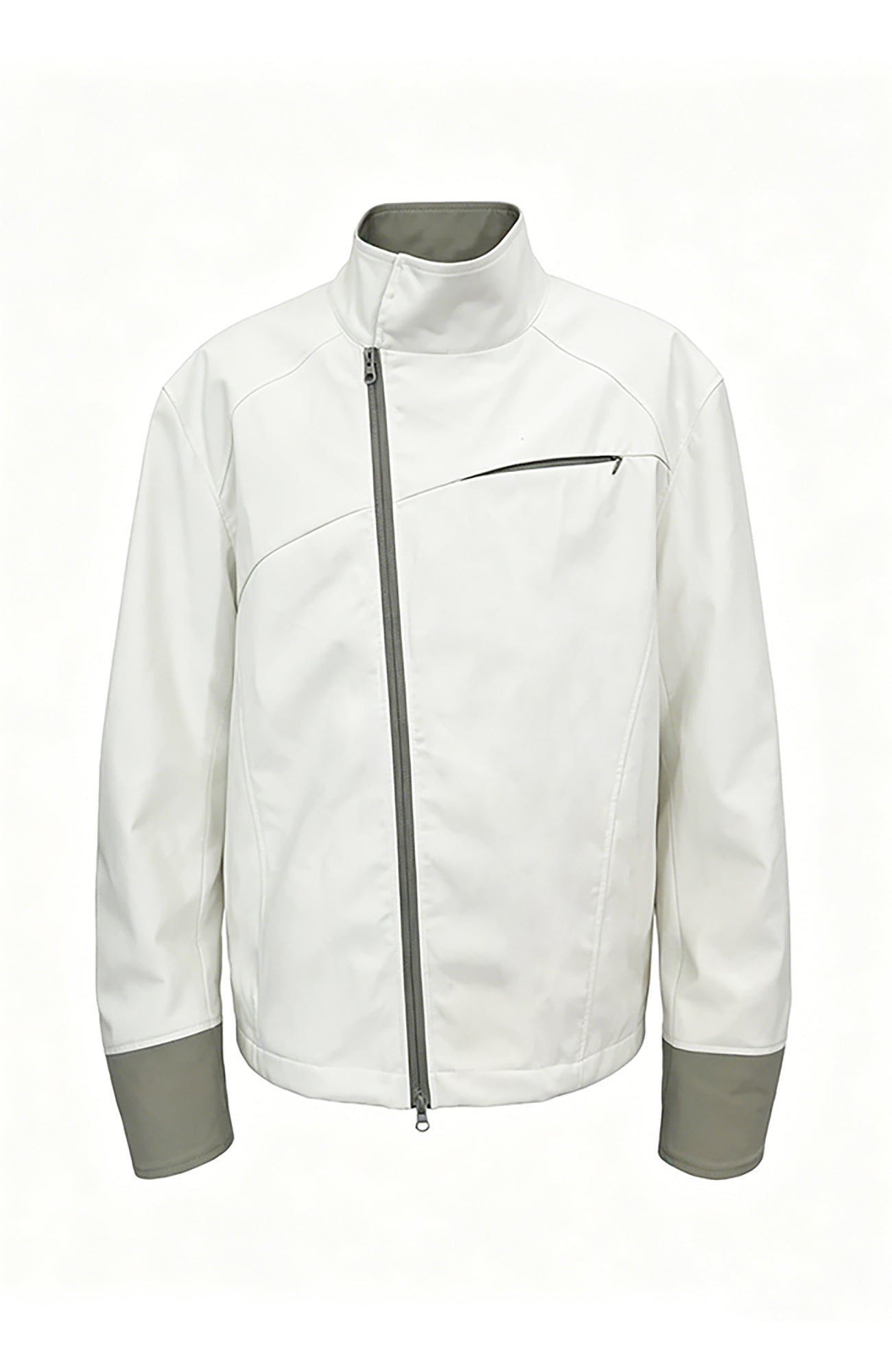 KREATE Asymmetric Zip-Up Utility Jacket