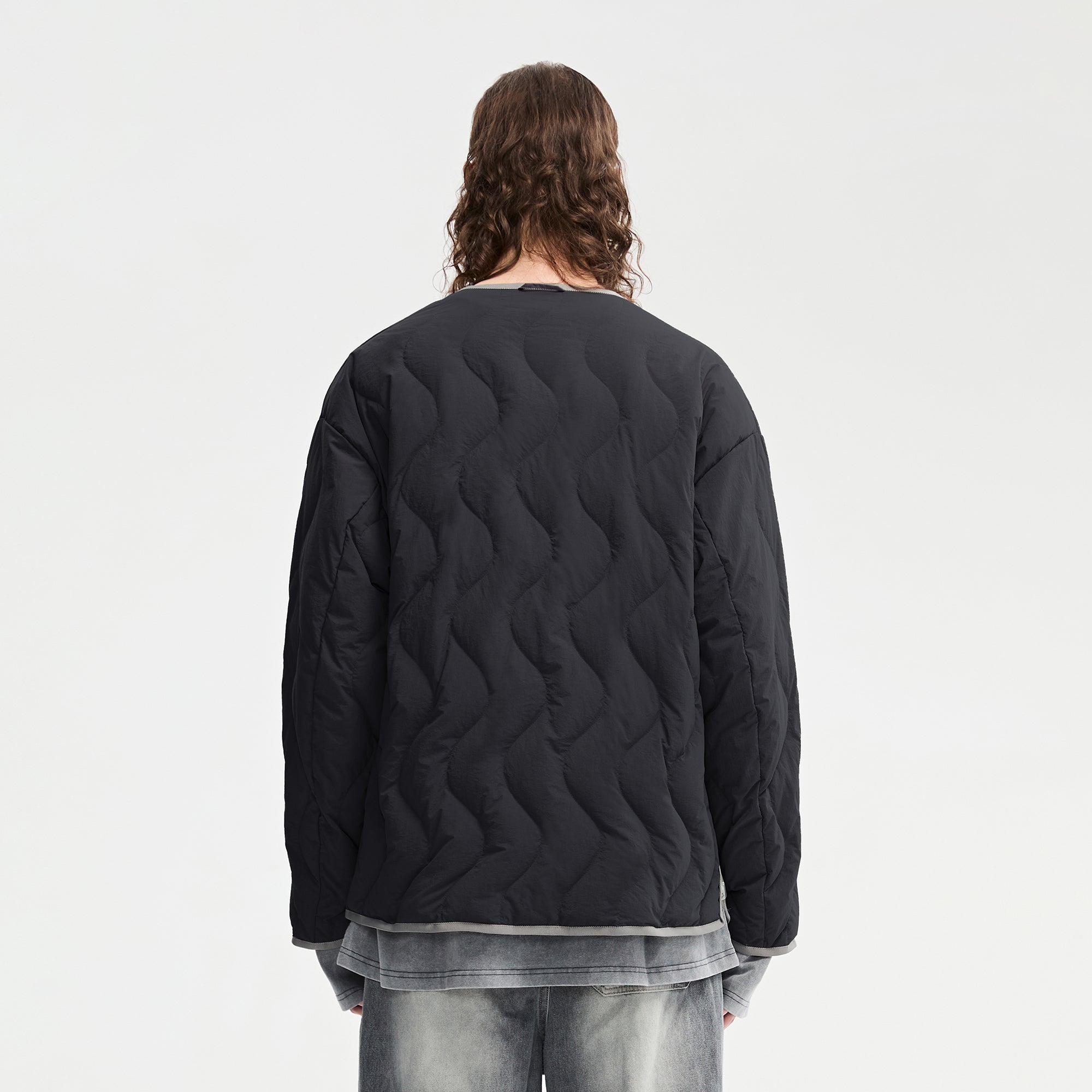 ORGANIC EMOTION Classic Reversible Quilted Down Jacket