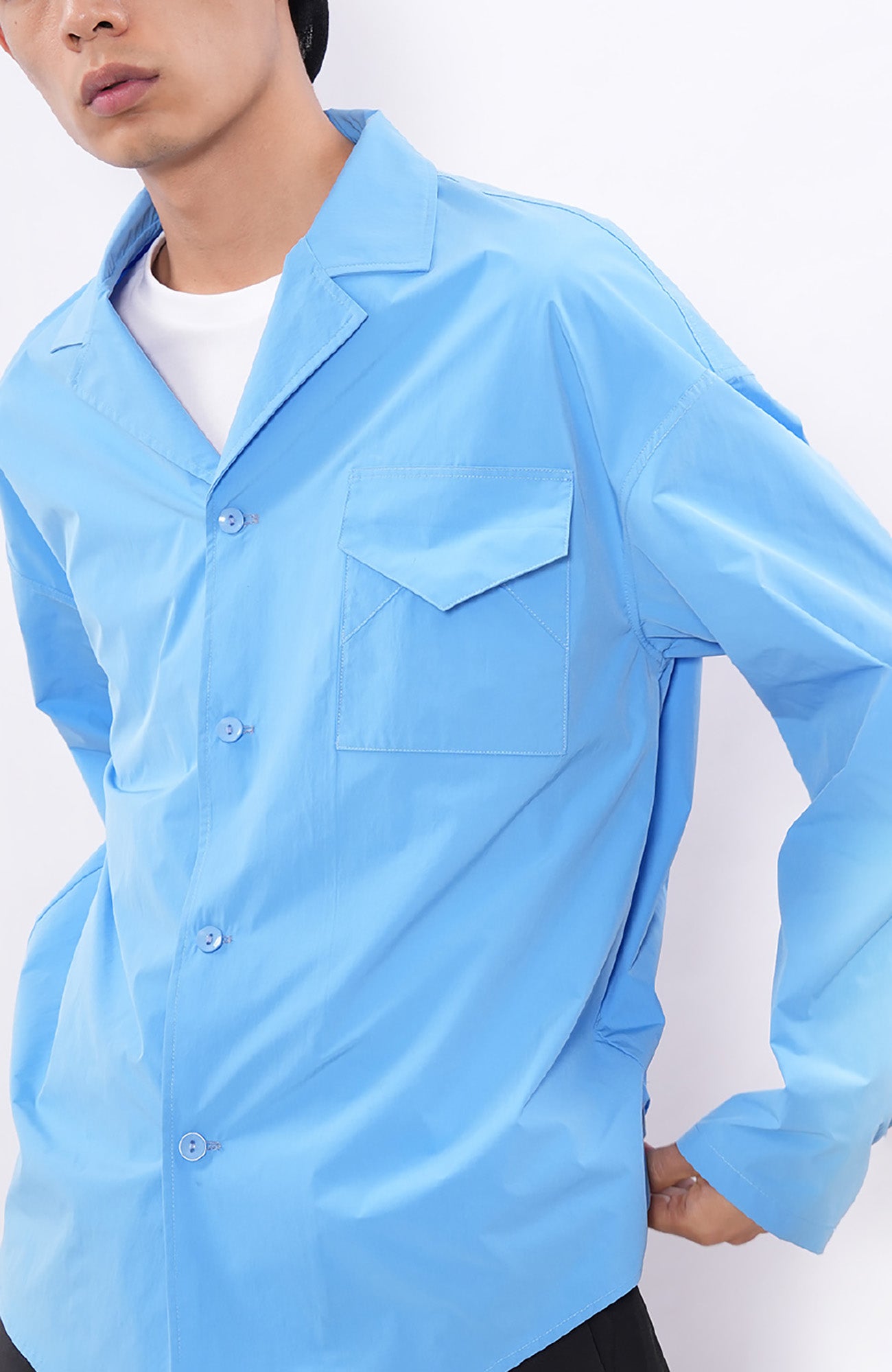 7440 37 1 Paper-Touch Envelope-Pocket Shirt, premium urban and streetwear designers apparel on PROJECTISR.com, 7440 37 1