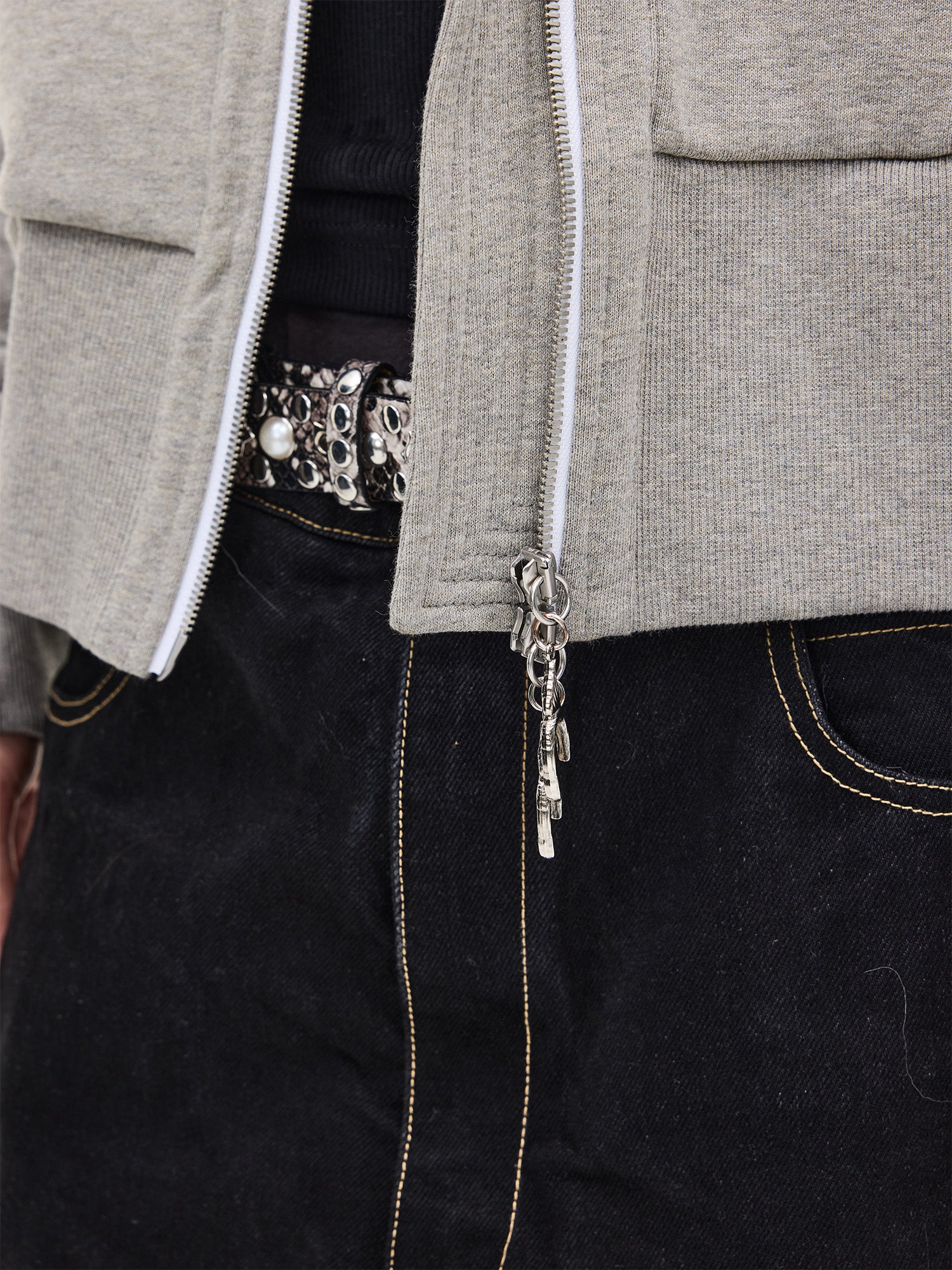 WHISTLEHUNTER Detachable Faux Fur Collar Zip-Up Hoodie, premium urban and streetwear designers apparel on PROJECTISR.com, WHISTLEHUNTER