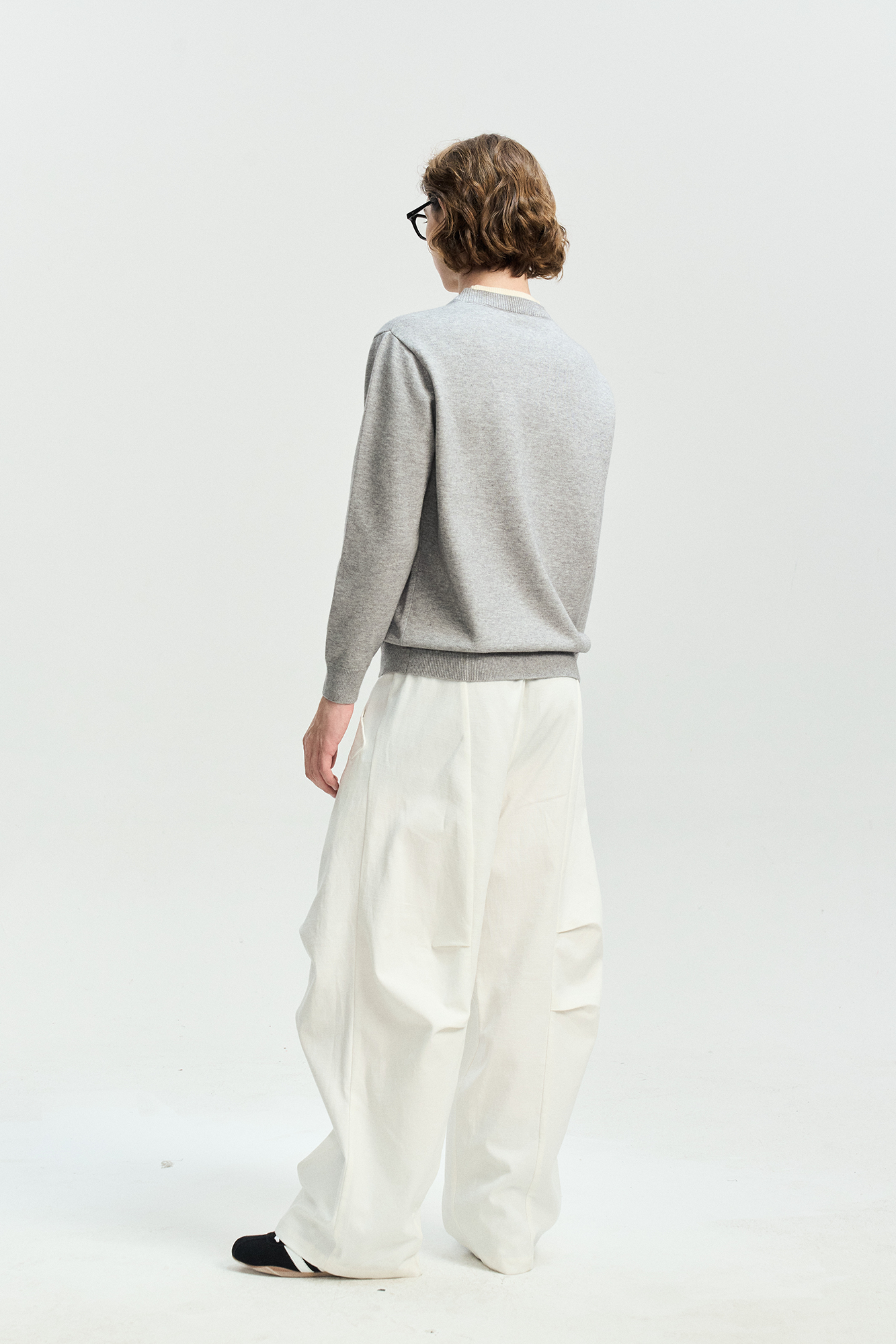 LEONSENSE Faux-Layered Henley Sweater, premium urban and streetwear designers apparel on PROJECTISR.com, LEONSENSE