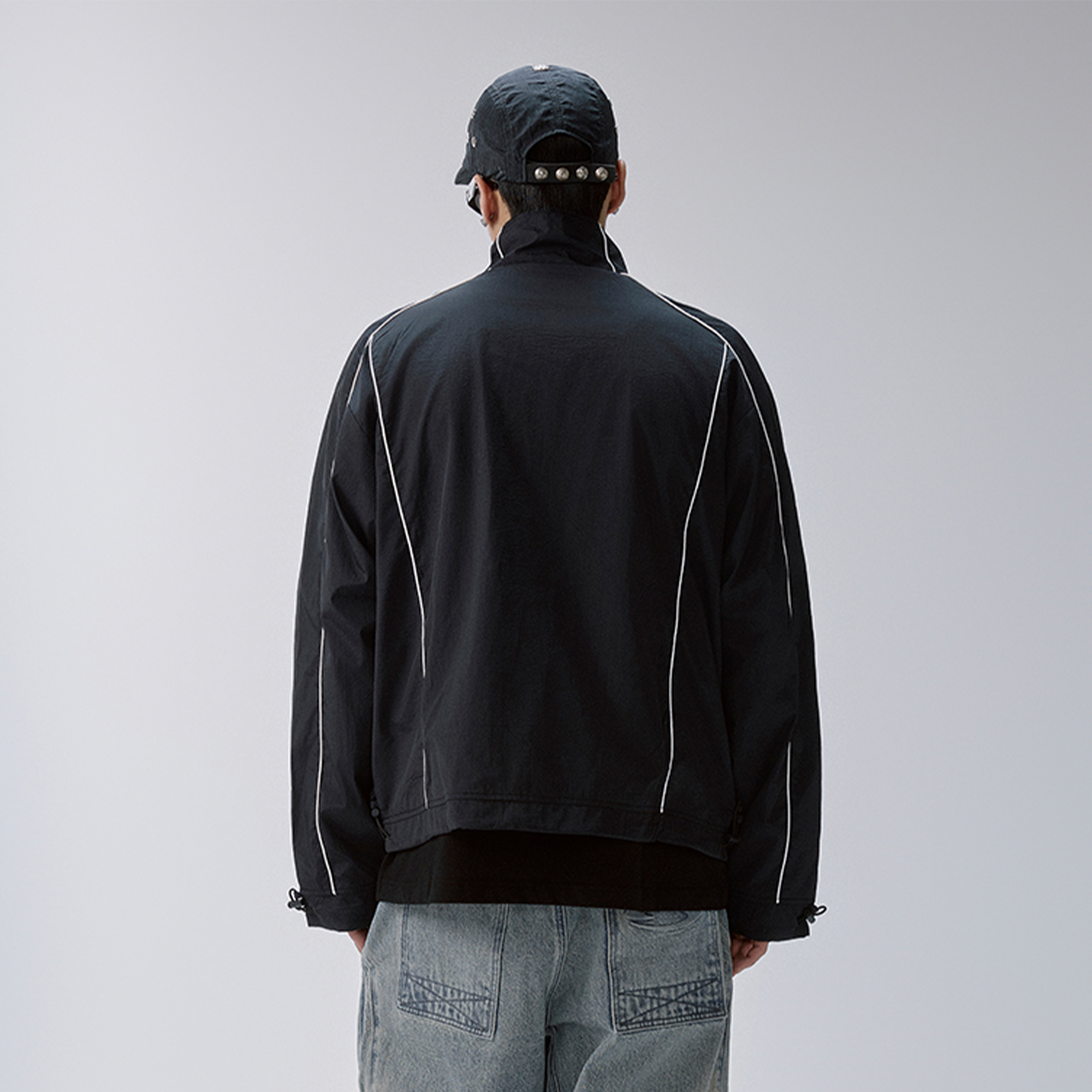 F2CE Contrast Piped Track Jacket