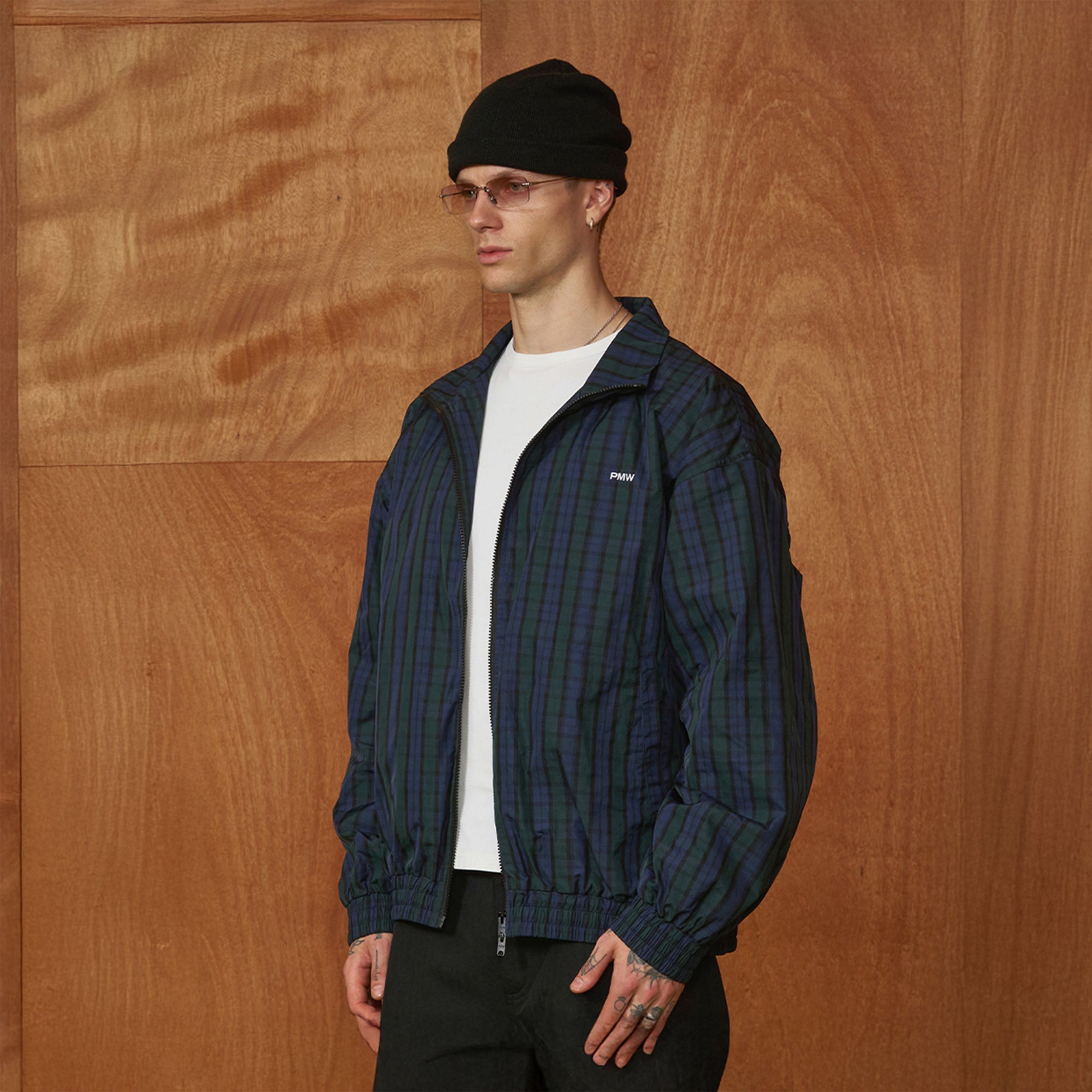 PMW Retro Plaid Utility Jacket