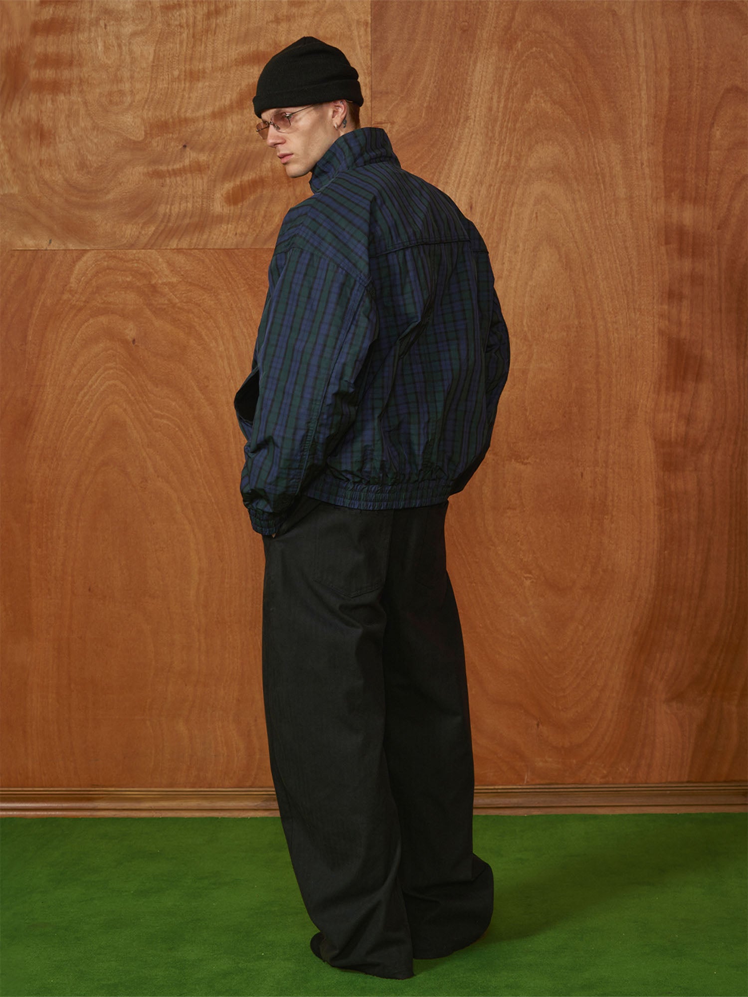 PMW Retro Plaid Utility Jacket