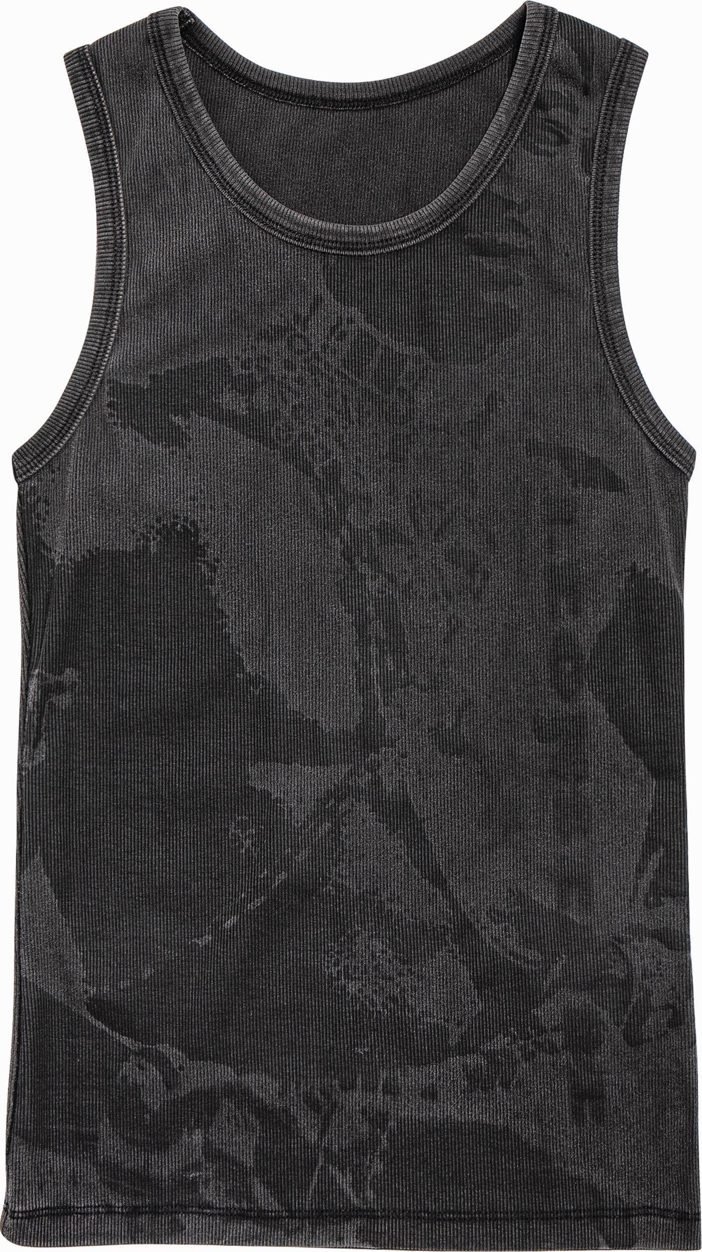 LEONSENSE Retro Tribal Graphics Washed Tank Top