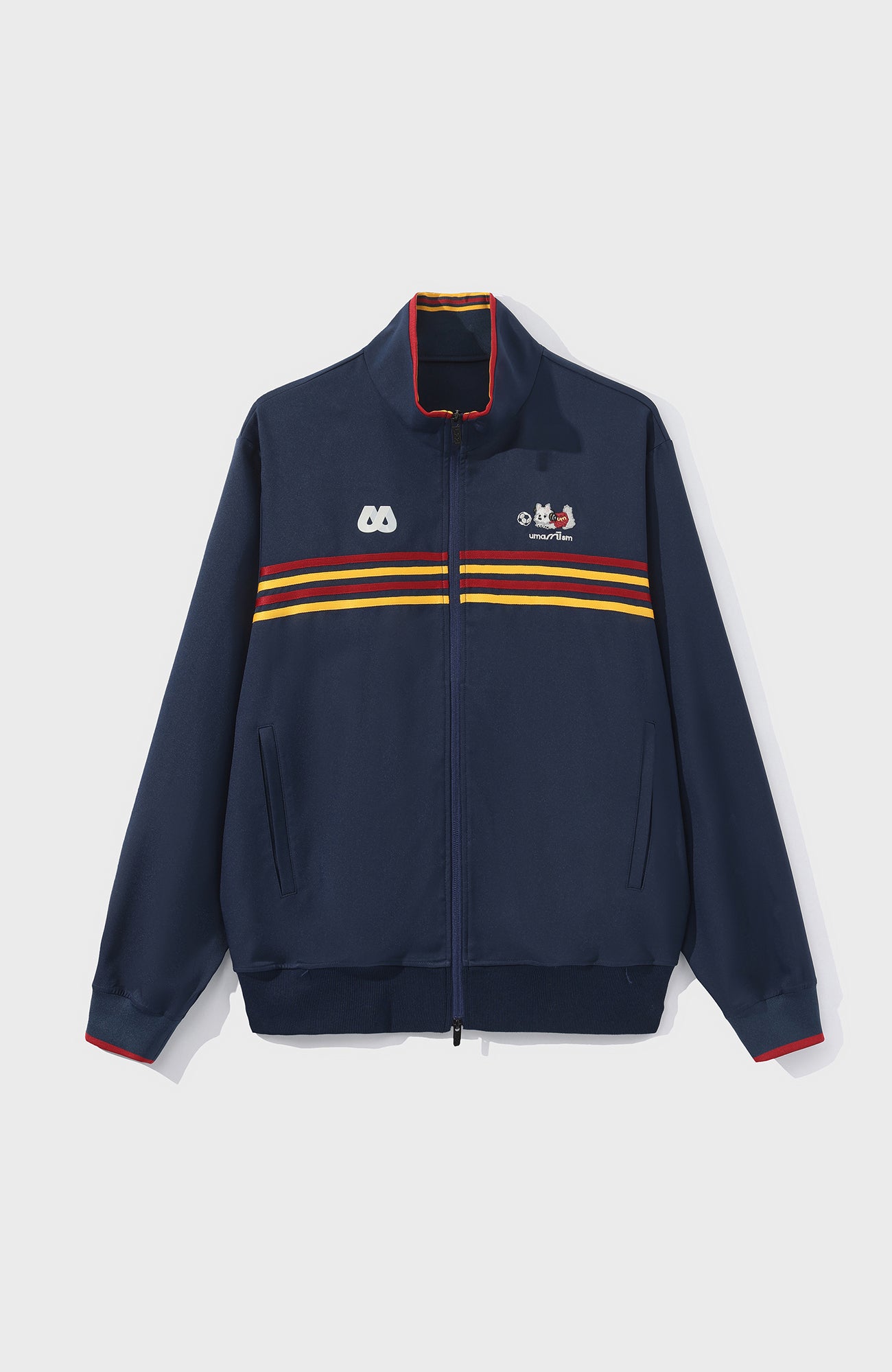 UMAMIISM Retro Striped Track Jacket, premium urban and streetwear designers apparel on PROJECTISR.com, UMAMIISM