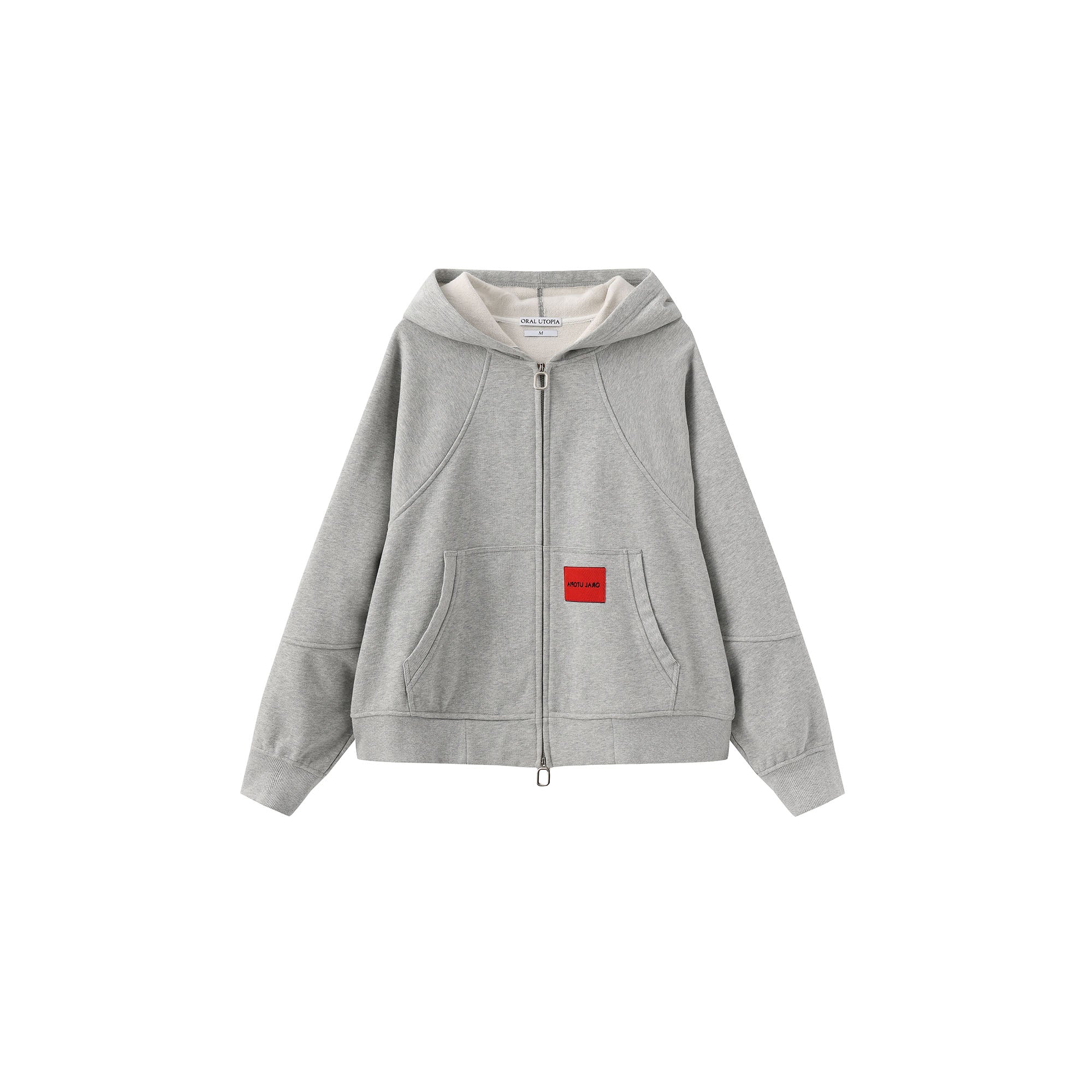 ORAL UTOPIA Fleece-Lined Raglan Hooded Jacket