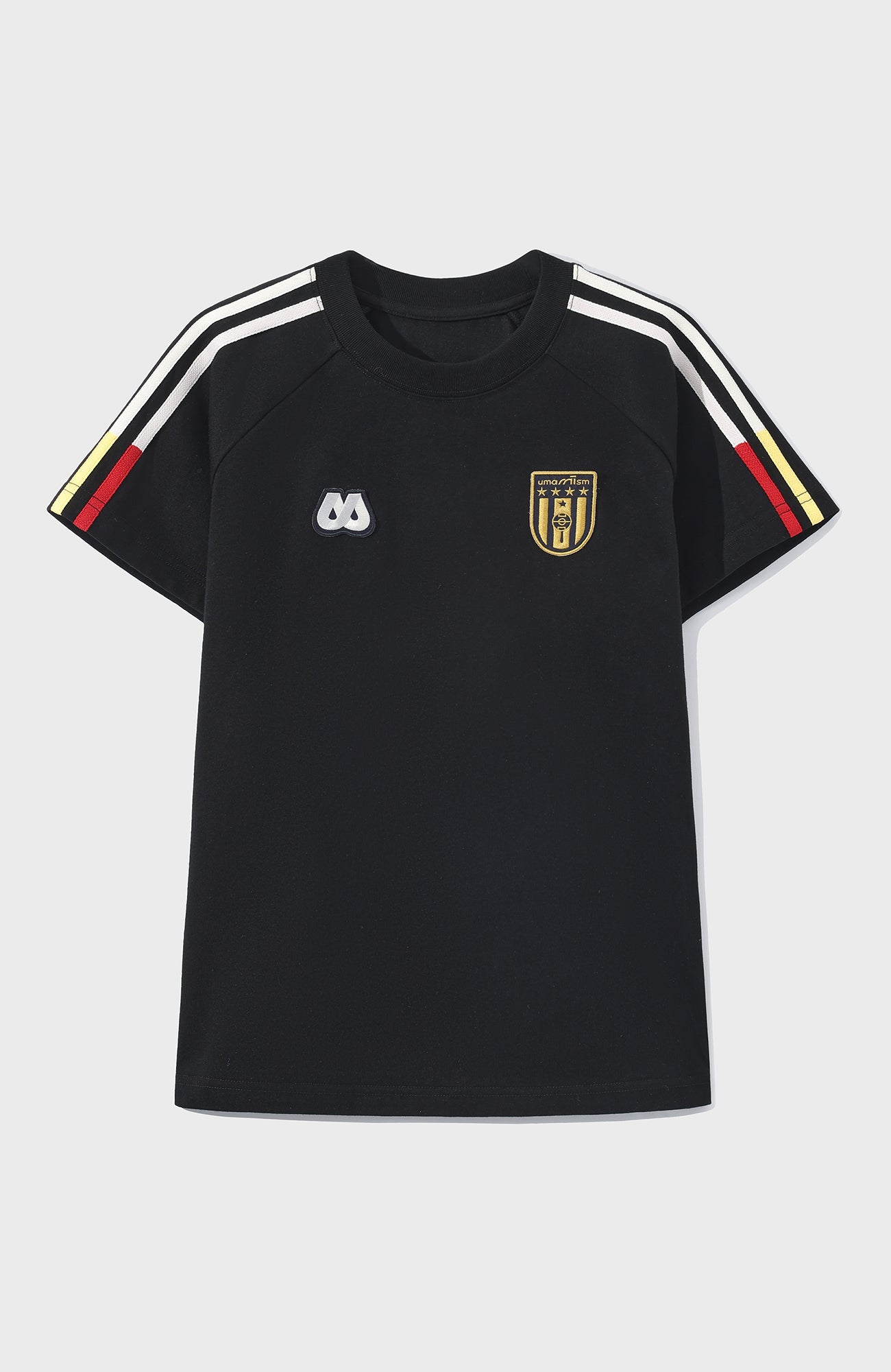 UMAMIISM Contrast Stripe Jersey Tee, premium urban and streetwear designers apparel on PROJECTISR.com, UMAMIISM