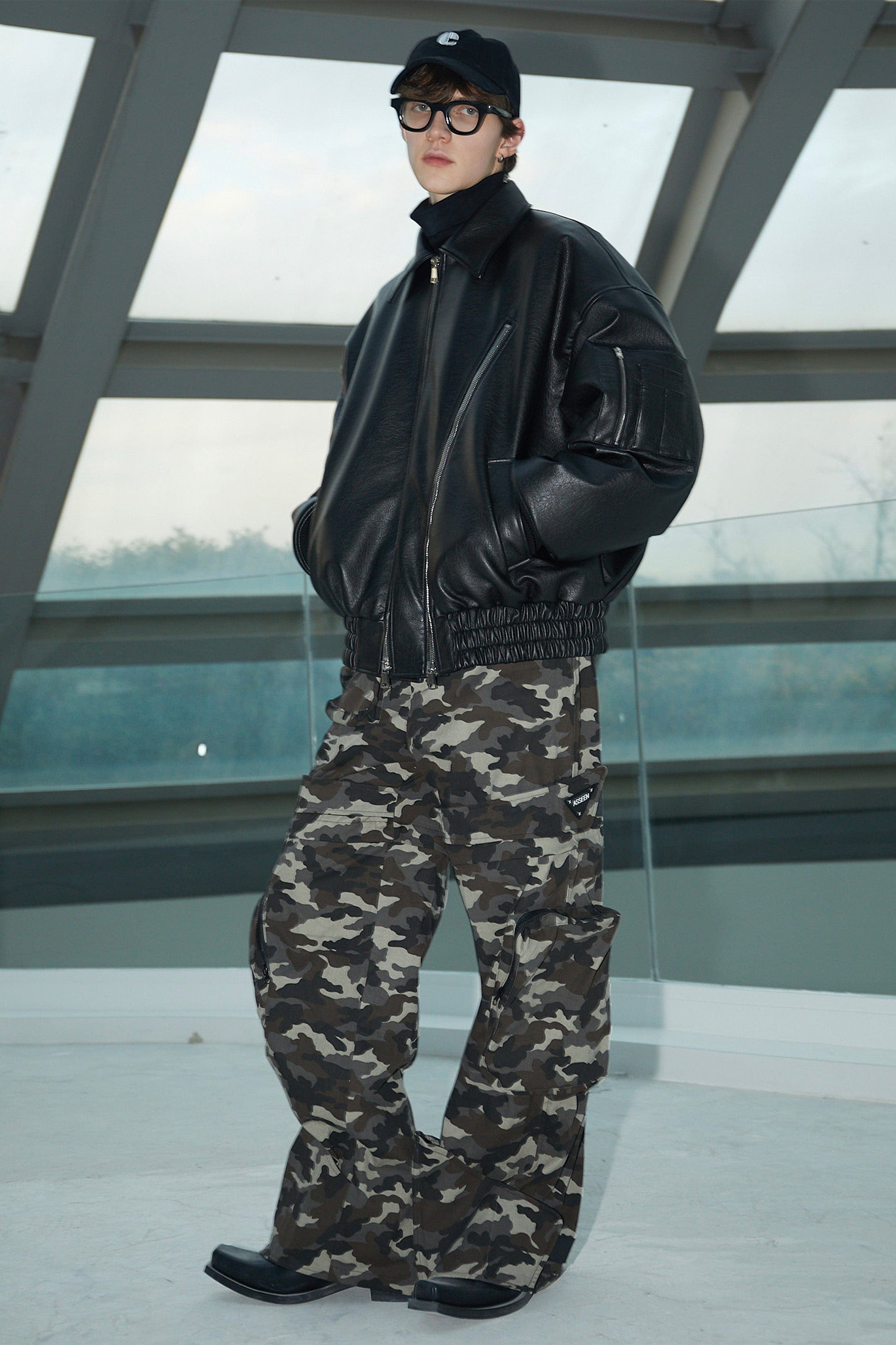 ASSEEN Detachable Multi-Pocket Camo Cargo Pants, premium urban and streetwear designers apparel on PROJECTISR.com, ASSEEN