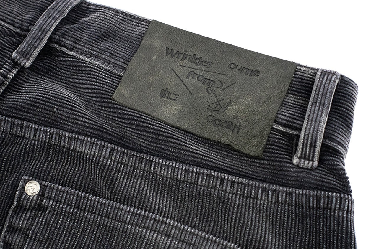 IN EXISTENCE Star Embroidered Corduroy Flare Jeans, premium urban and streetwear designers apparel on PROJECTISR.com, IN EXISTENCE