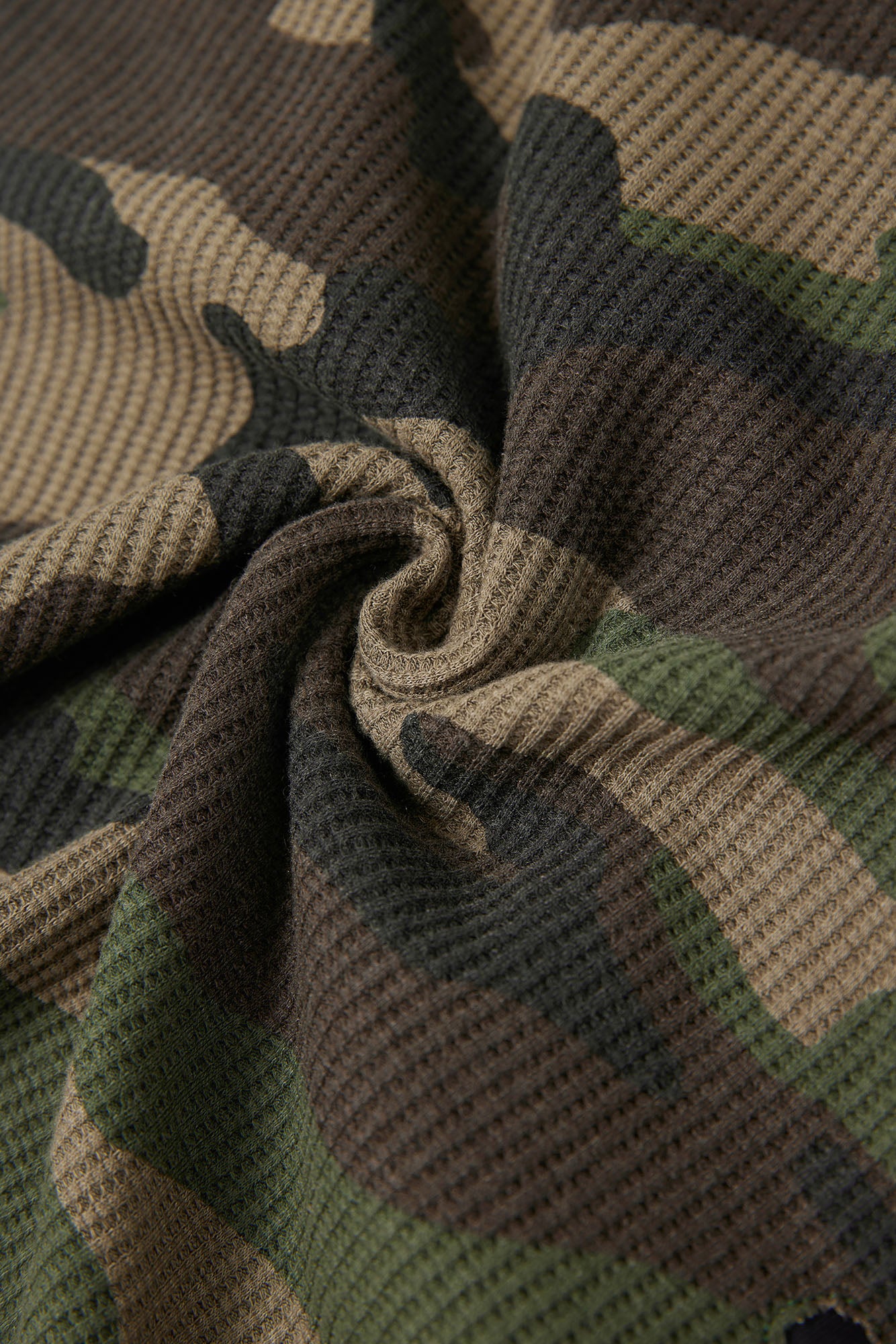 RELABEL Camo Detachable Hood Skeleton Graphic Tee