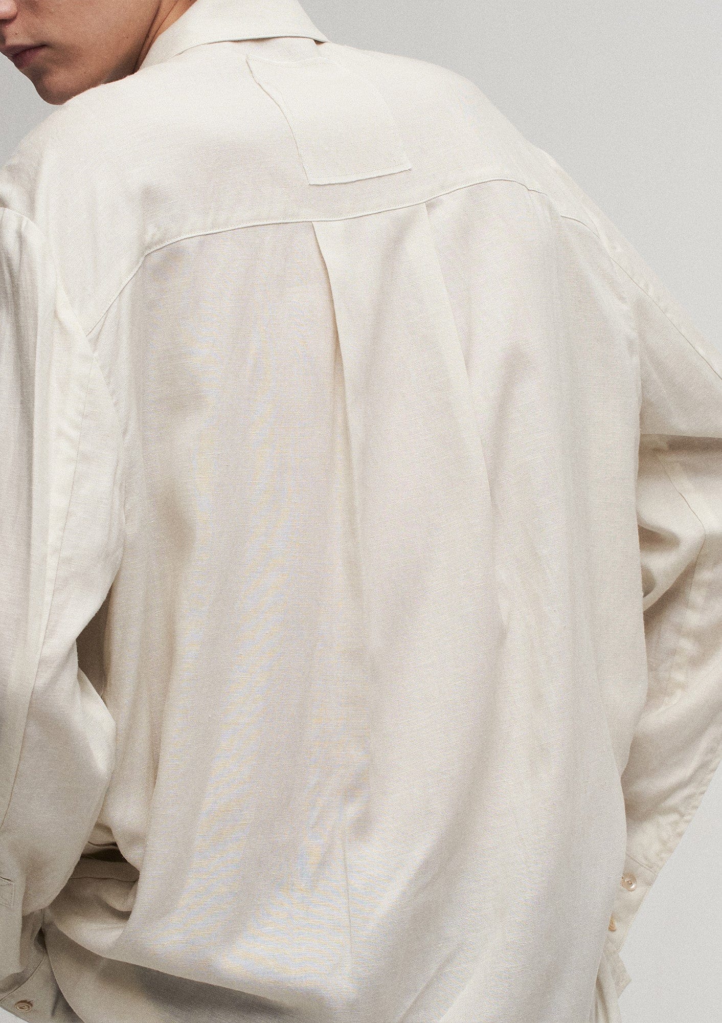 ILNya Nieternite Nifutur Asymmetric Floral Folded Drape Panel Shirt, premium urban and streetwear designers apparel on PROJECTISR.com, ILNya Nieternite Nifutur
