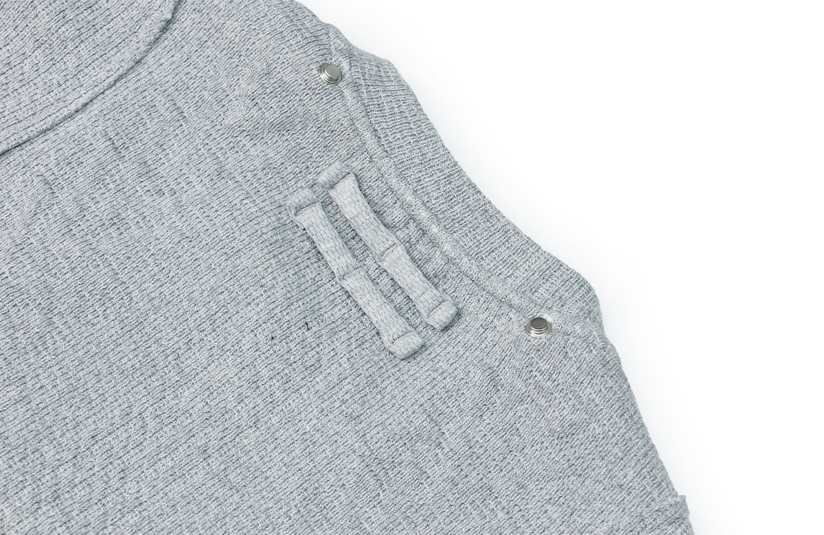 RELABEL Deconstructed Spliced Wool-Blend Textured Sweater