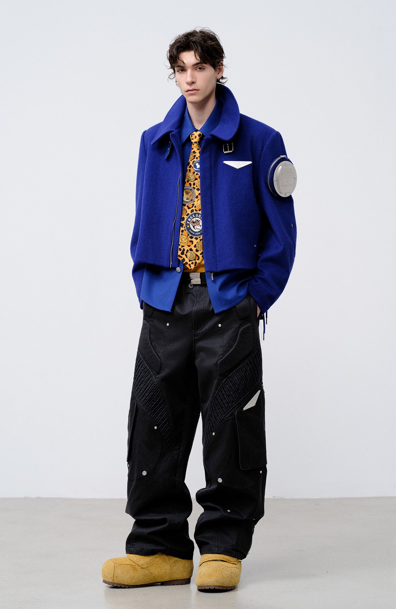 FACEONLAB Futuristic Multi-Pocket Utility Trousers