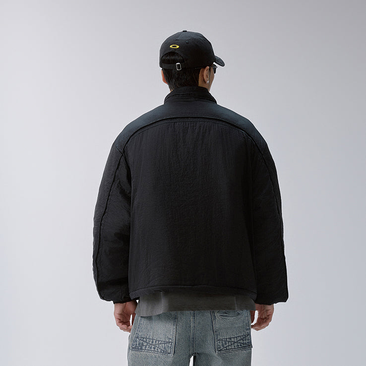 F2CE Structured Panel Stand-Collar Puffer