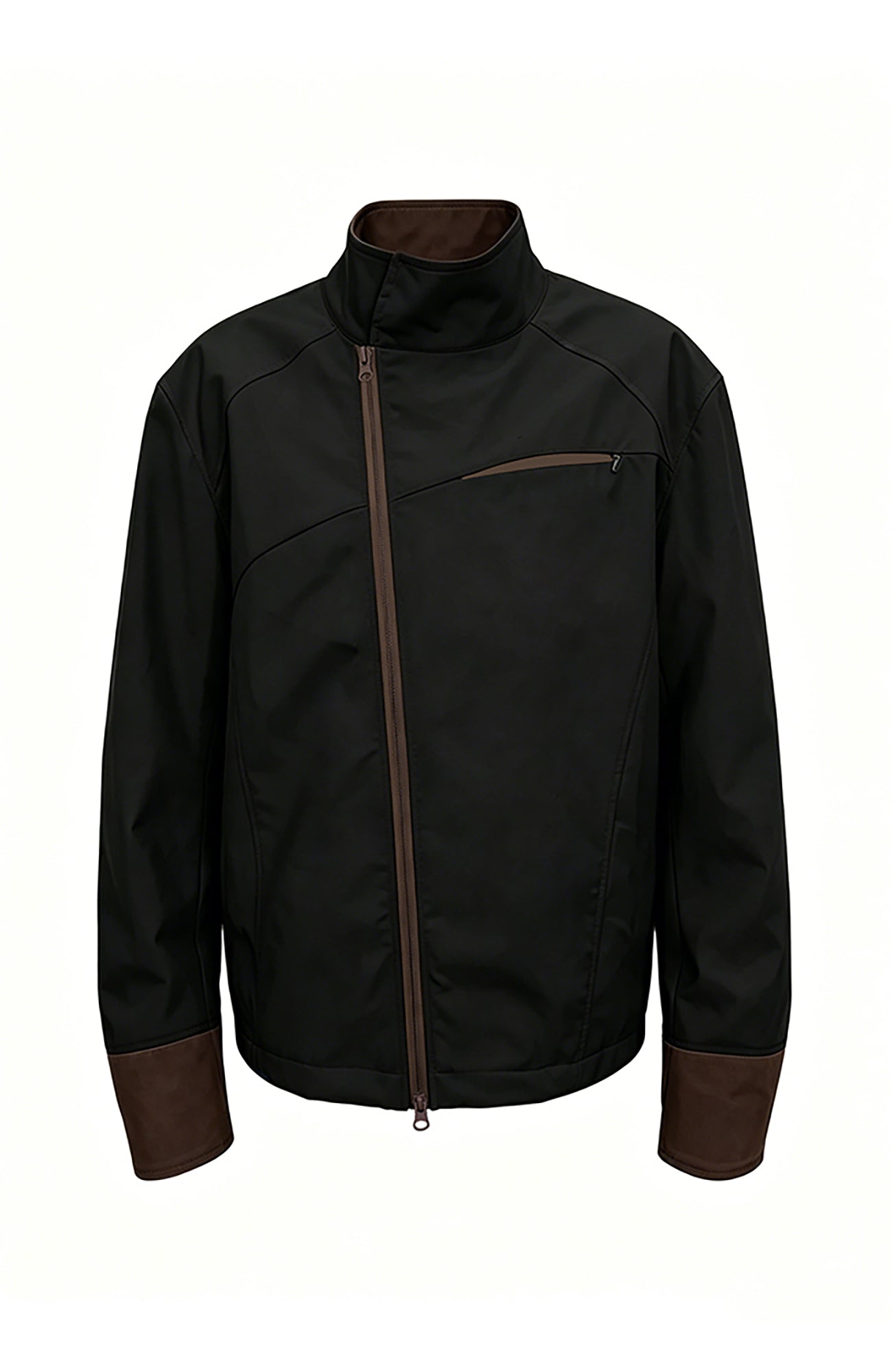 KREATE Asymmetric Zip-Up Utility Jacket