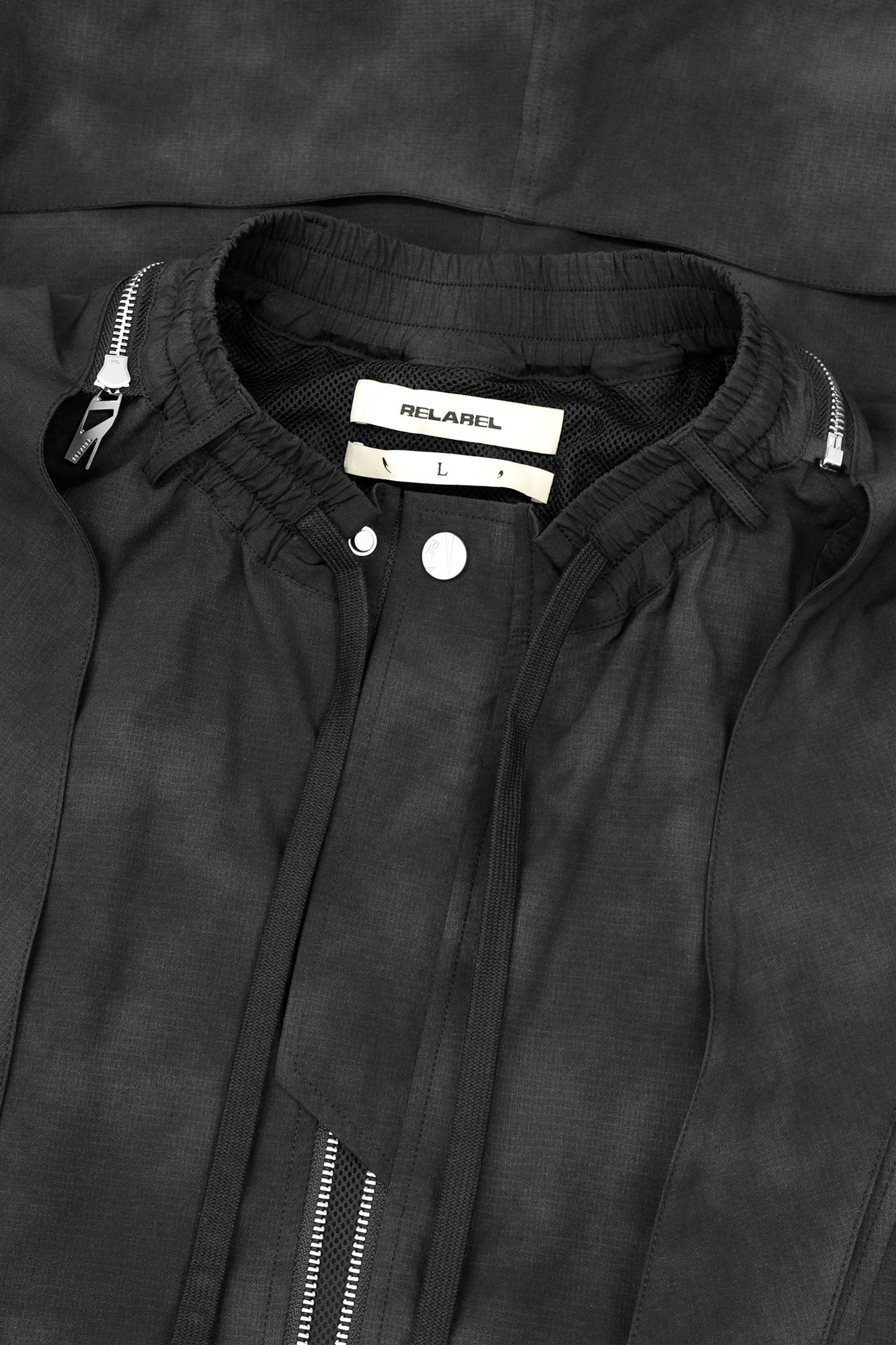 RELABEL Detachable Hood Big-Pocket Vest, premium urban and streetwear designers apparel on PROJECTISR.com, RELABEL