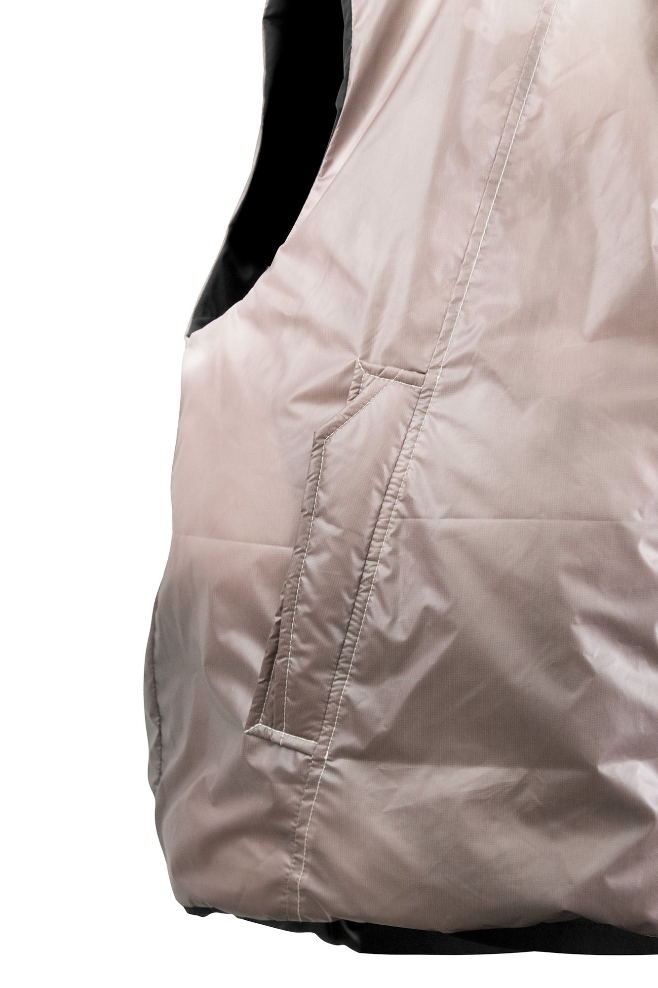 RELABEL Reversible Detachable Hooded Insulated Vest, premium urban and streetwear designers apparel on PROJECTISR.com, RELABEL