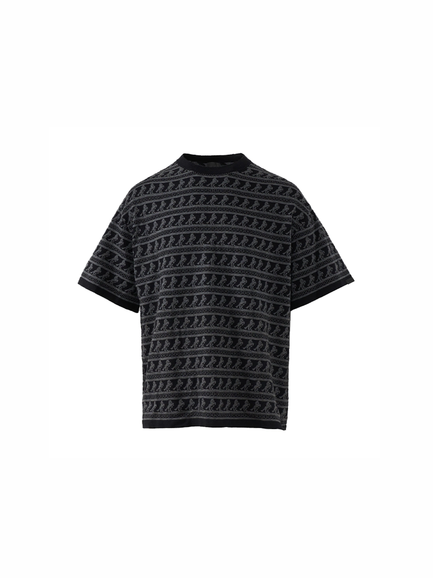 PMW Horse Jacquard Knitted T Shirt, premium urban and streetwear designers apparel on PROJECTISR.com, PMW