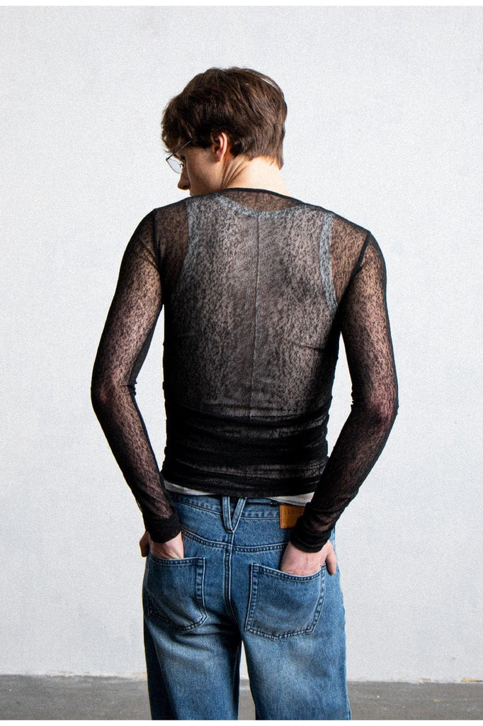 LEONSENSE Fog L/S Tee Black, premium urban and streetwear designers apparel on PROJECTISR.com, LEONSENSE