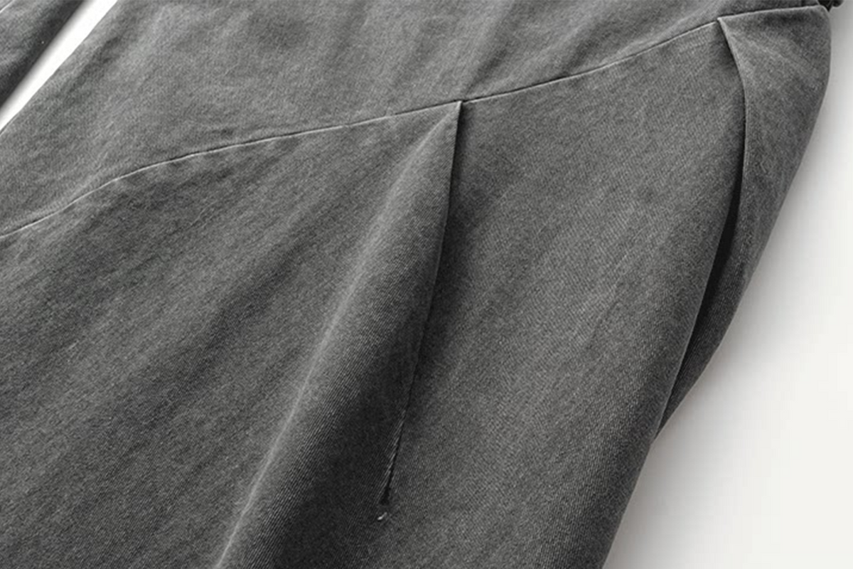 AVINMADE Curved-Blade Paneled Cargo Jeans