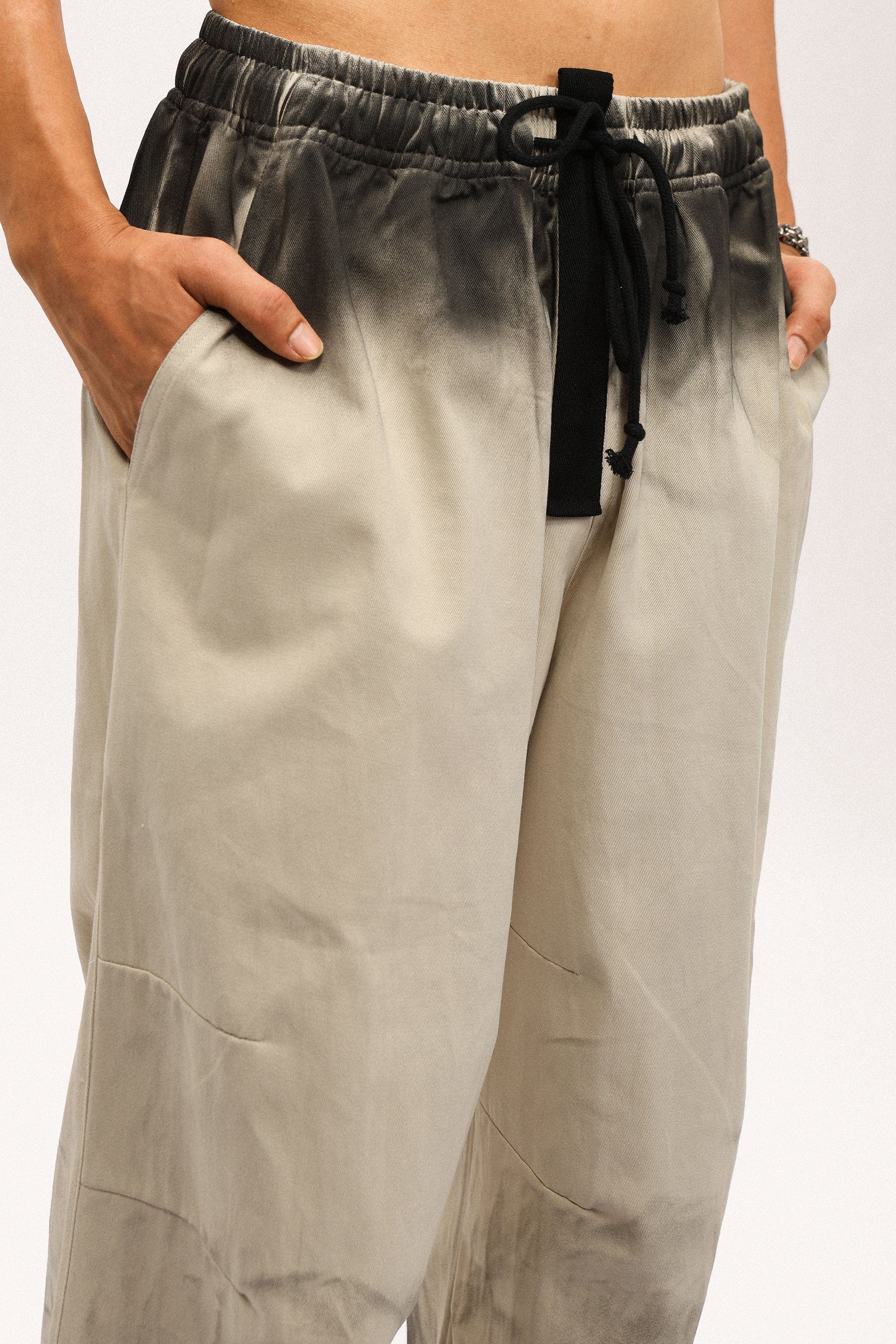 OVDY Ink Dipped Crinkled Pants