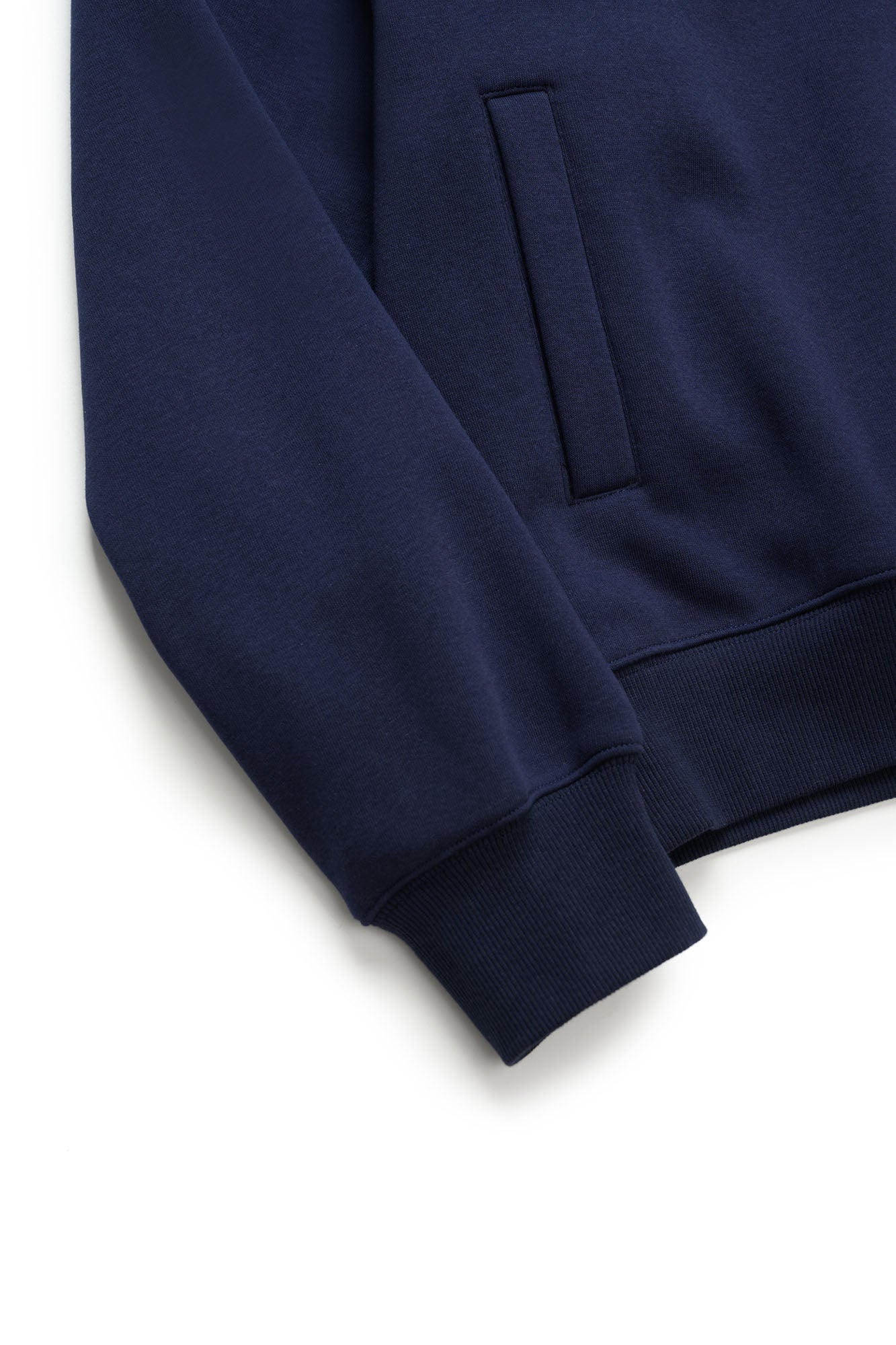 OKAYTHXBYE Essential Sherpa-Lined Boxy Zip Hoodie