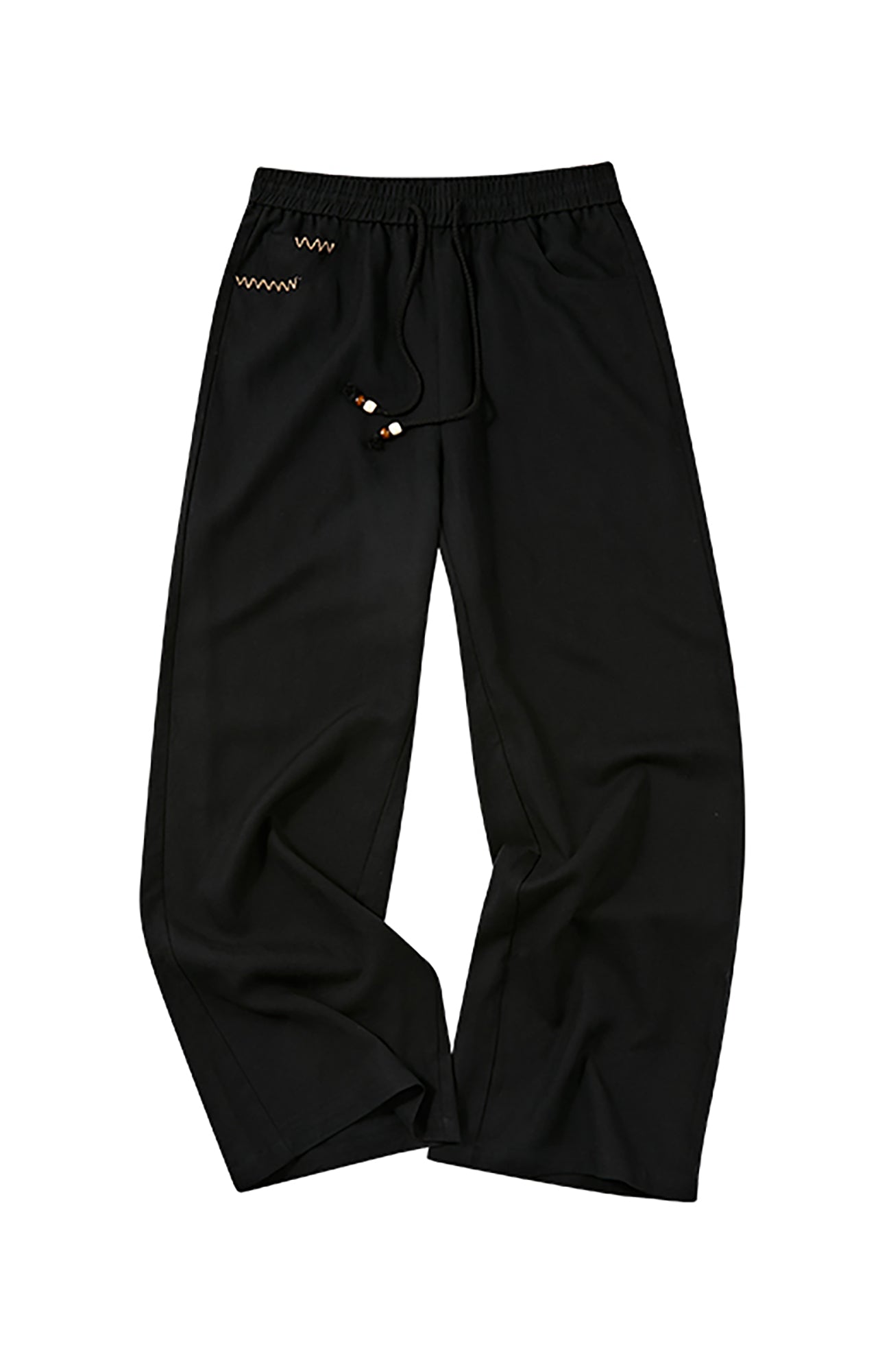 KREATE Stitched Drawstring Straight-Leg Trousers, premium urban and streetwear designers apparel on PROJECTISR.com, KREATE