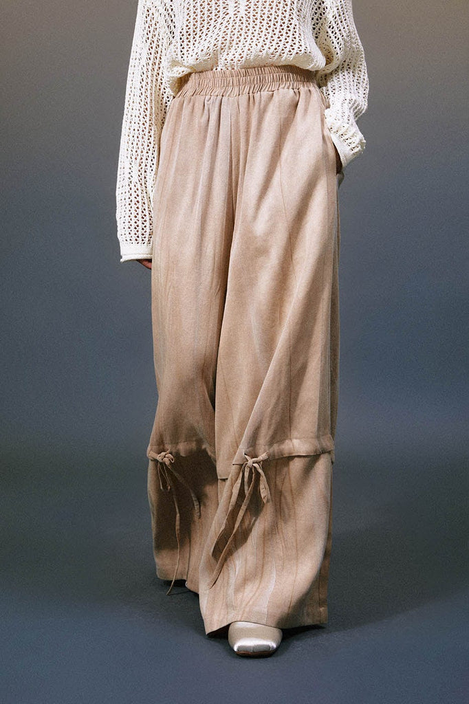 1997 POSTOFFICE Spliced Drawstring Wide-Leg Pants, premium urban and streetwear designers apparel on PROJECTISR.com, 1997 POSTOFFICE
