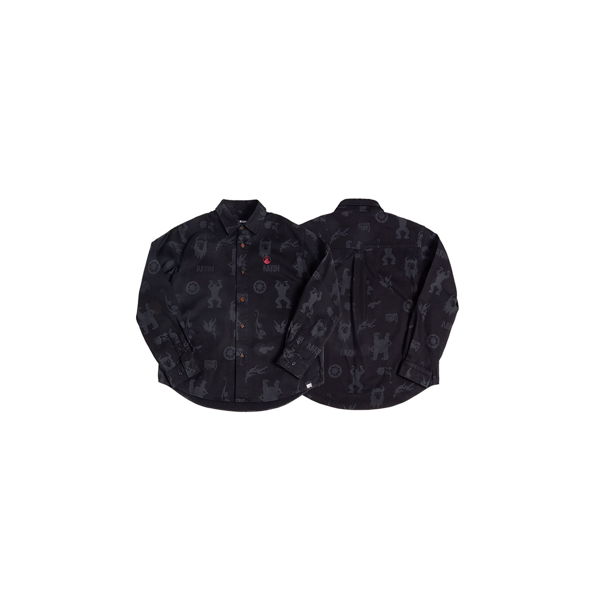 NERHI Tribal Totem Full-Print Shirt