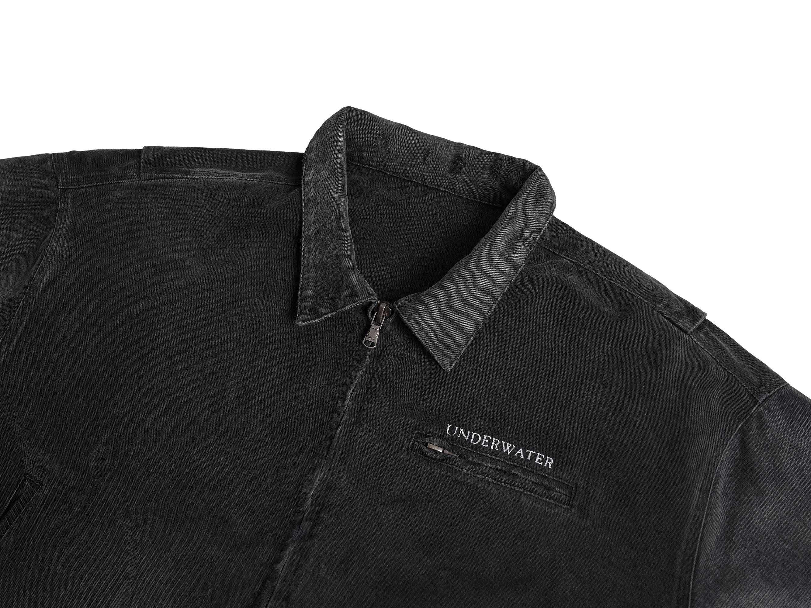 UNDERWATER Dying Art Distressed Jacket