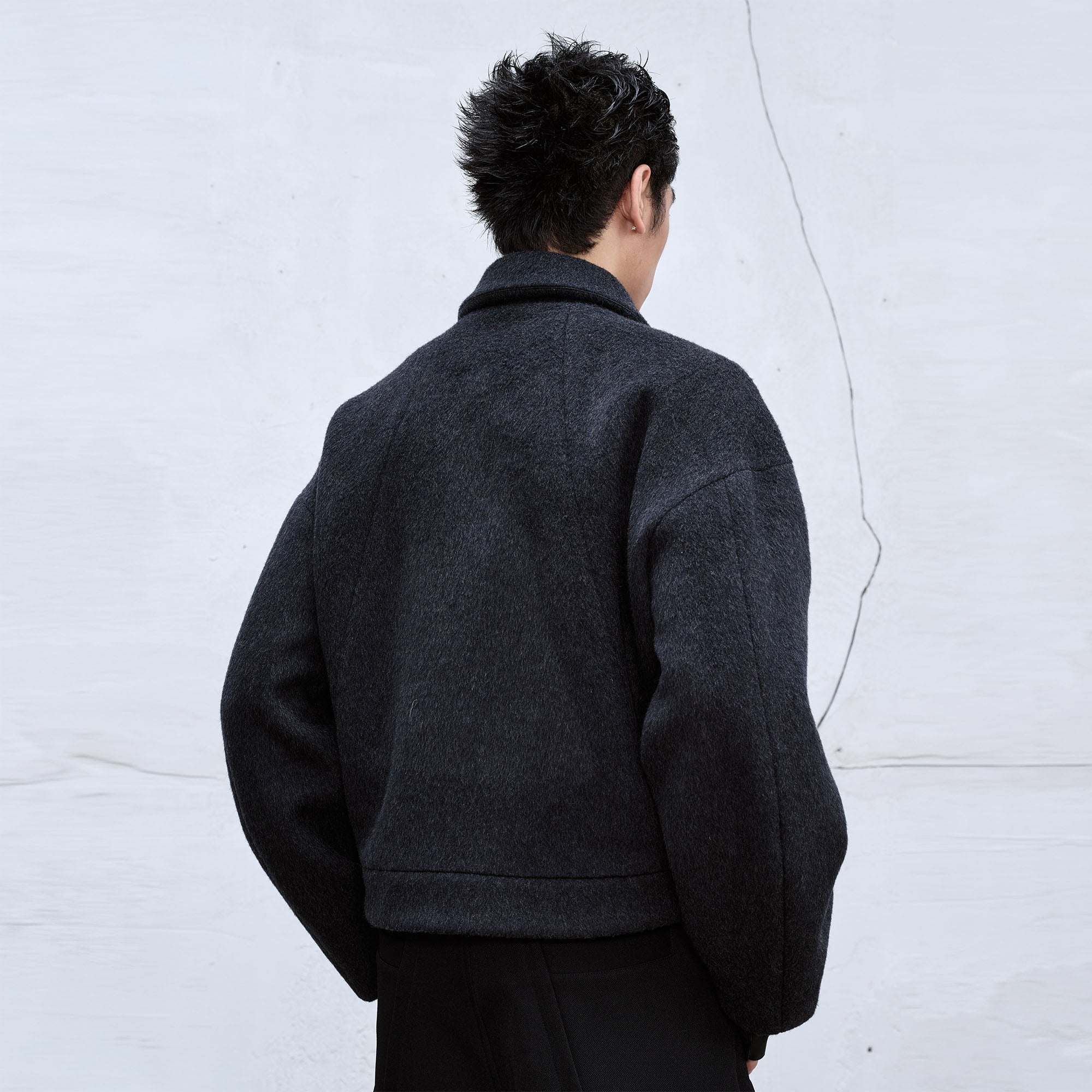 CATSSTAC Essential Panel Wool-Blend Jacket, premium urban and streetwear designers apparel on PROJECTISR.com, CATSSTAC