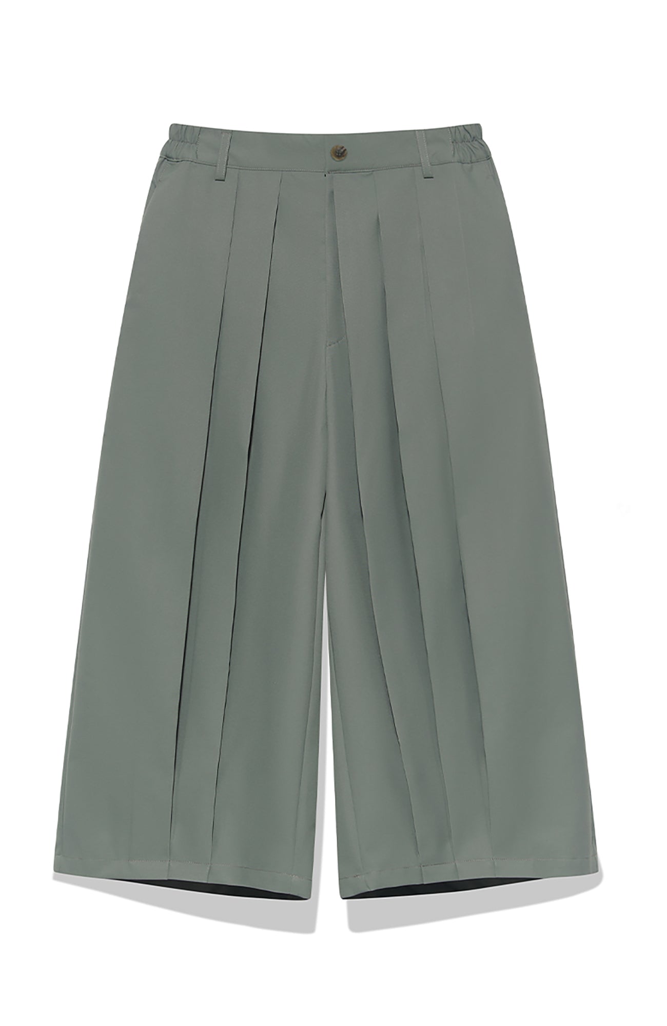 7440 37 1 Oversized Triple-Pleat Cropped Trousers