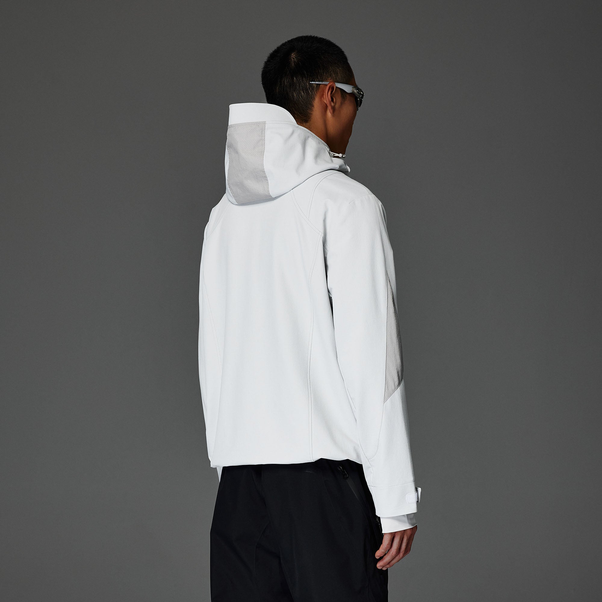 CATSSTAC Tech Structured Panel Softshell Hooded Jacket, premium urban and streetwear designers apparel on PROJECTISR.com, CATSSTAC