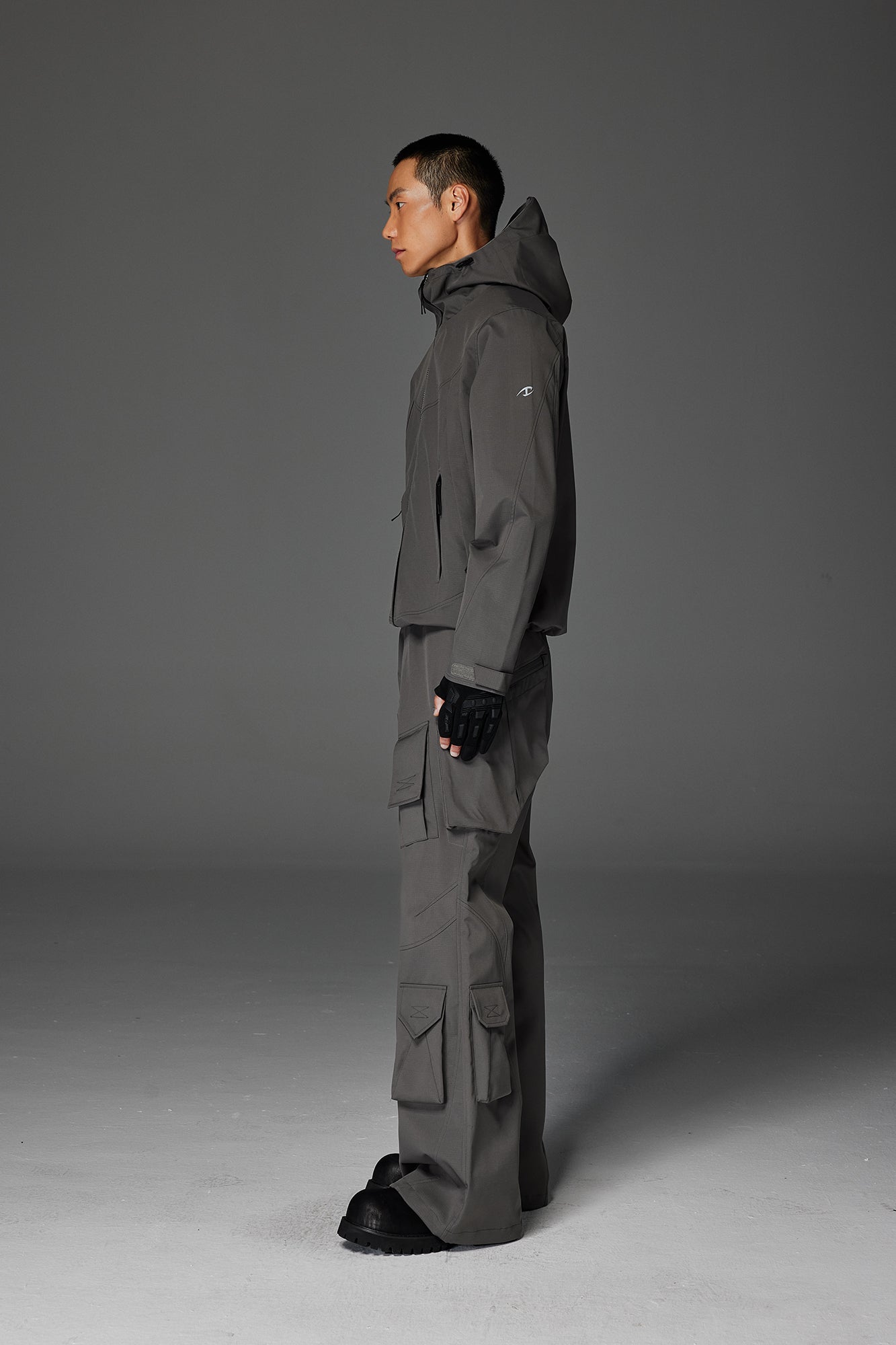 CATSSTAC Multi-Pocket Paneled Drawstring Cargo Pants