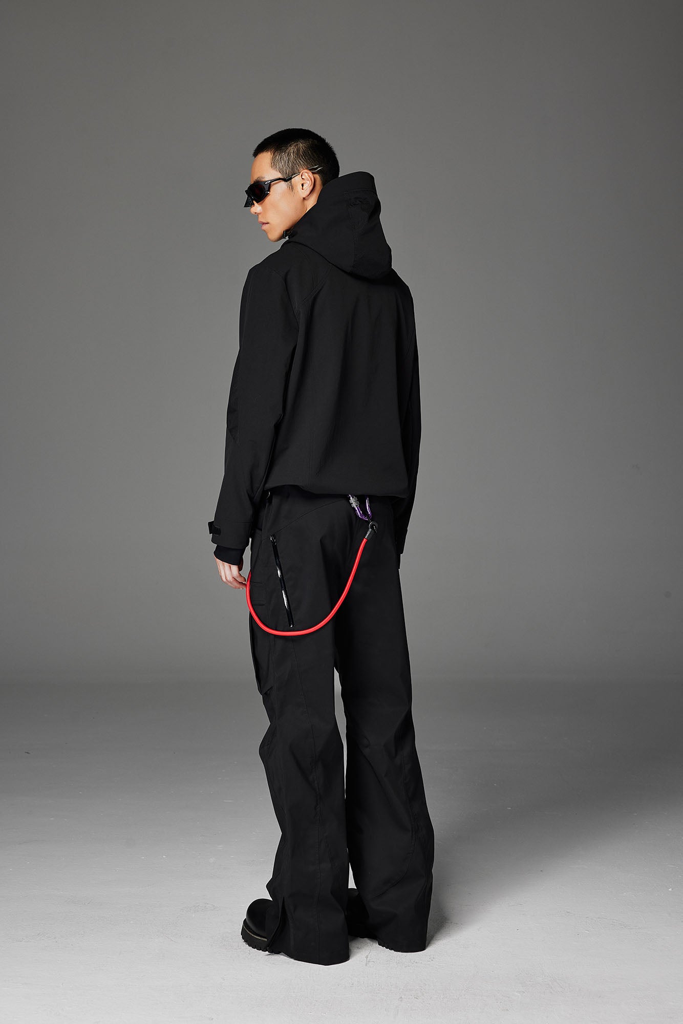 CATSSTAC Tech Structured Panel Softshell Hooded Jacket, premium urban and streetwear designers apparel on PROJECTISR.com, CATSSTAC