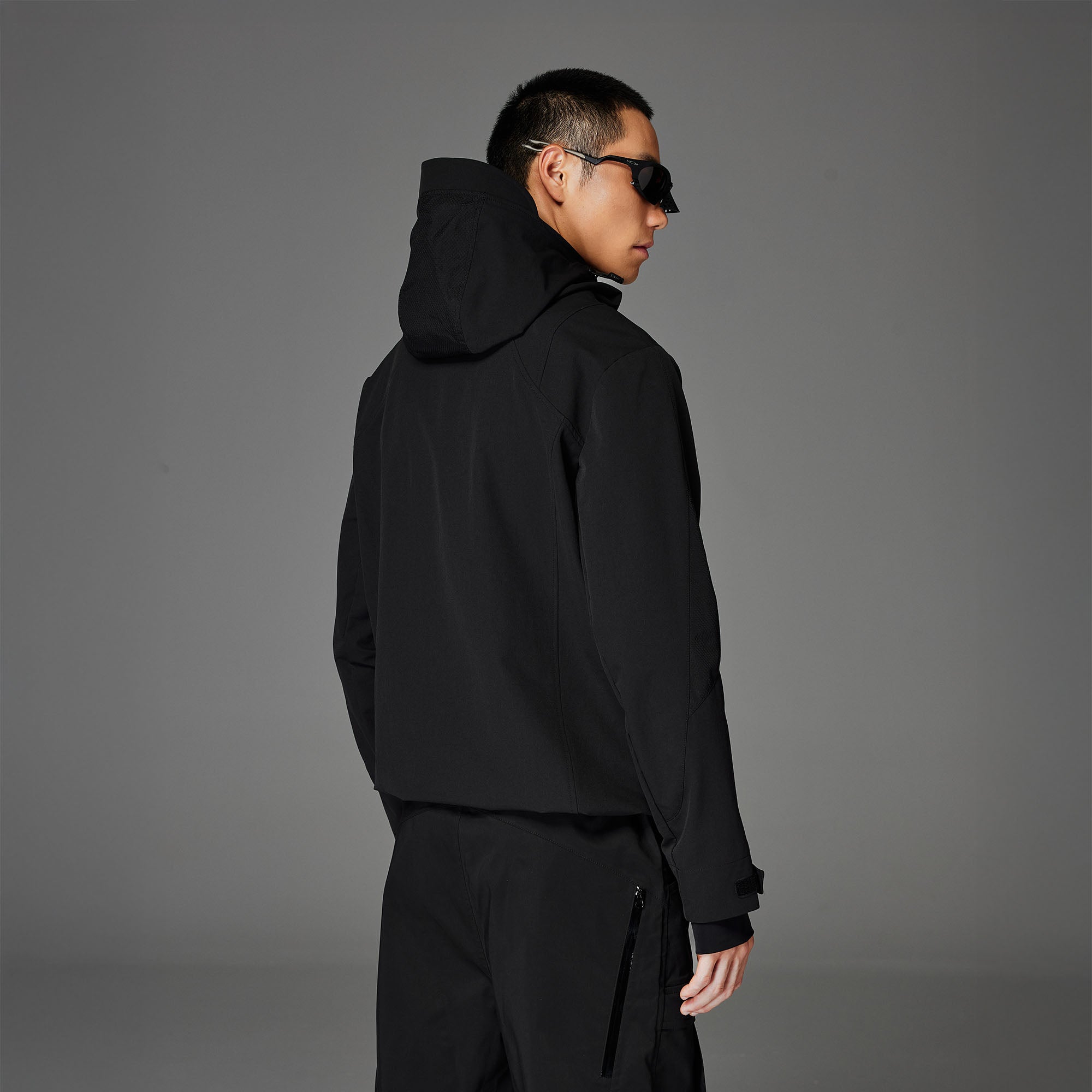 CATSSTAC Tech Structured Panel Softshell Hooded Jacket, premium urban and streetwear designers apparel on PROJECTISR.com, CATSSTAC
